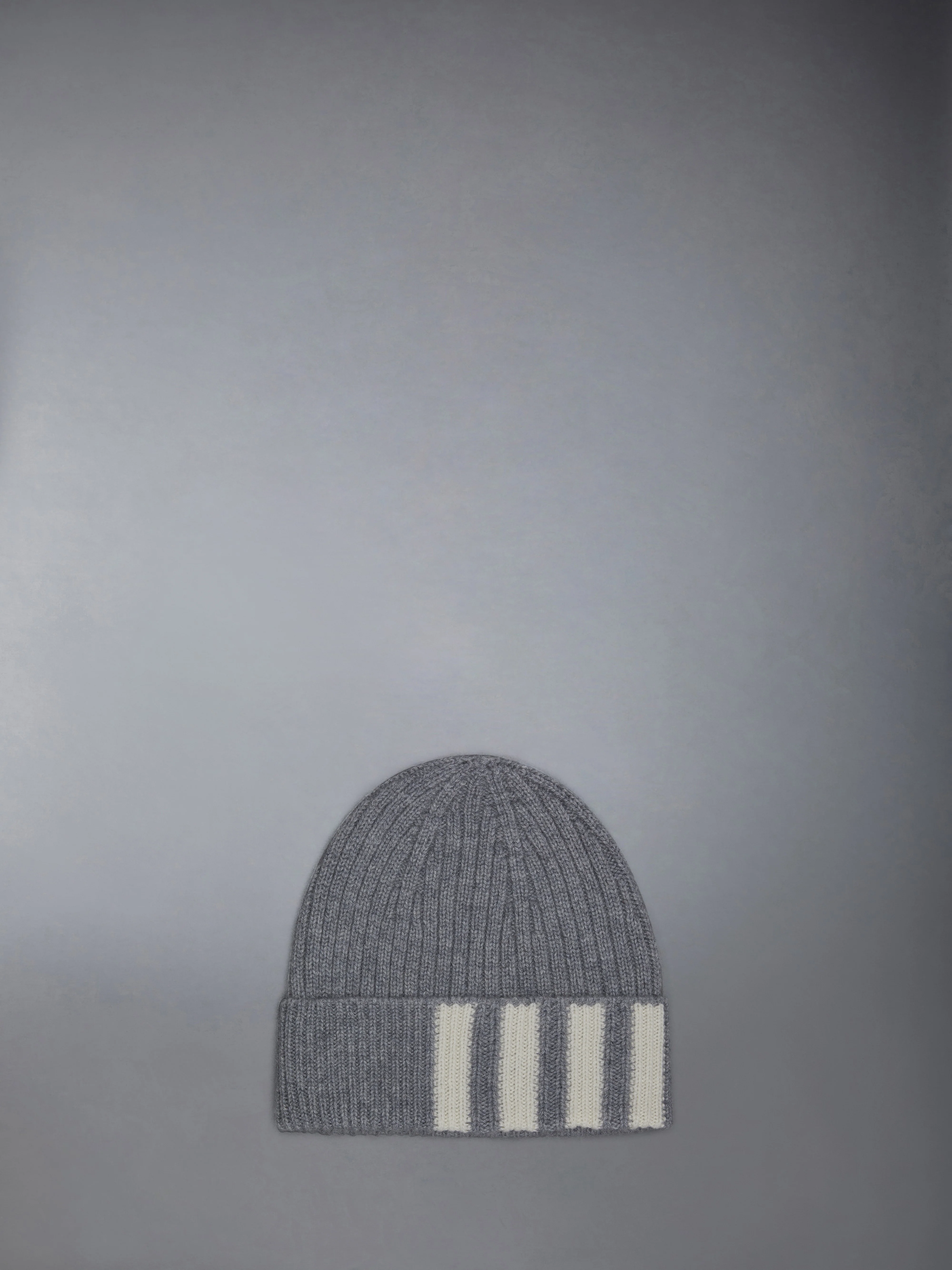 CASHMERE 4-BAR CUFF BEANIE