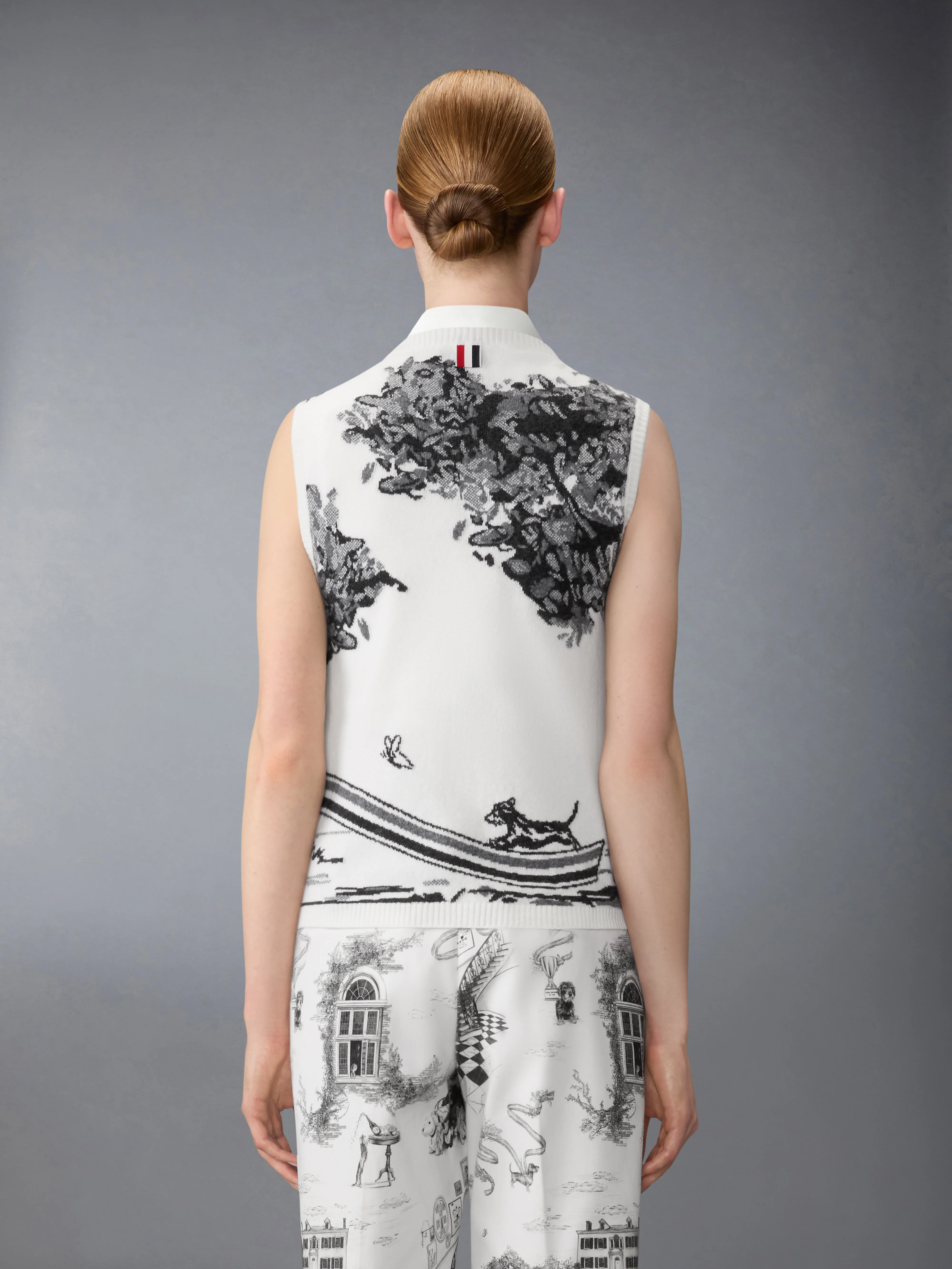 CASHMERE HECTOR TOILE SHELL TOP
