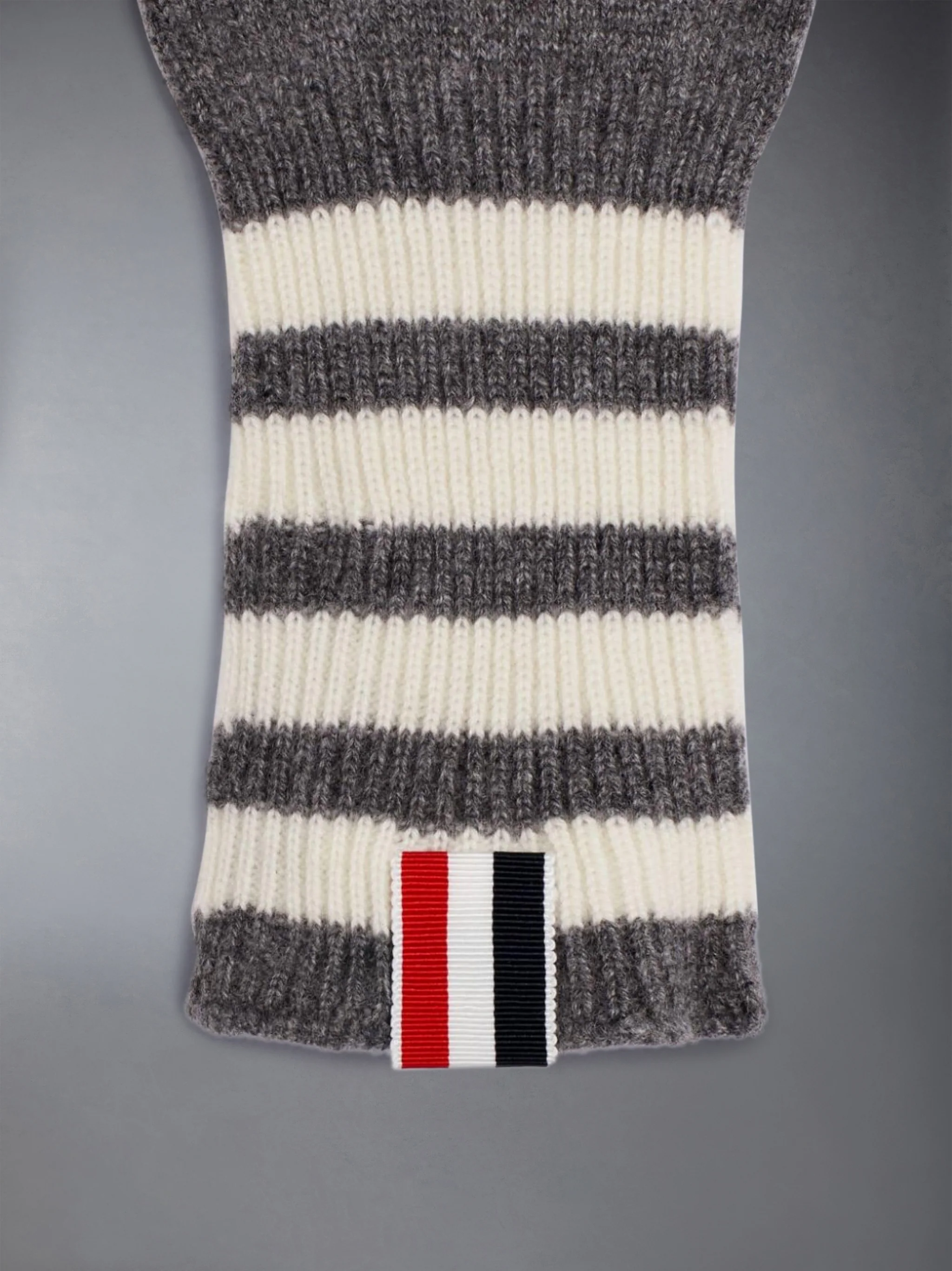 CASHMERE RIBBED 4-BAR GLOVES
