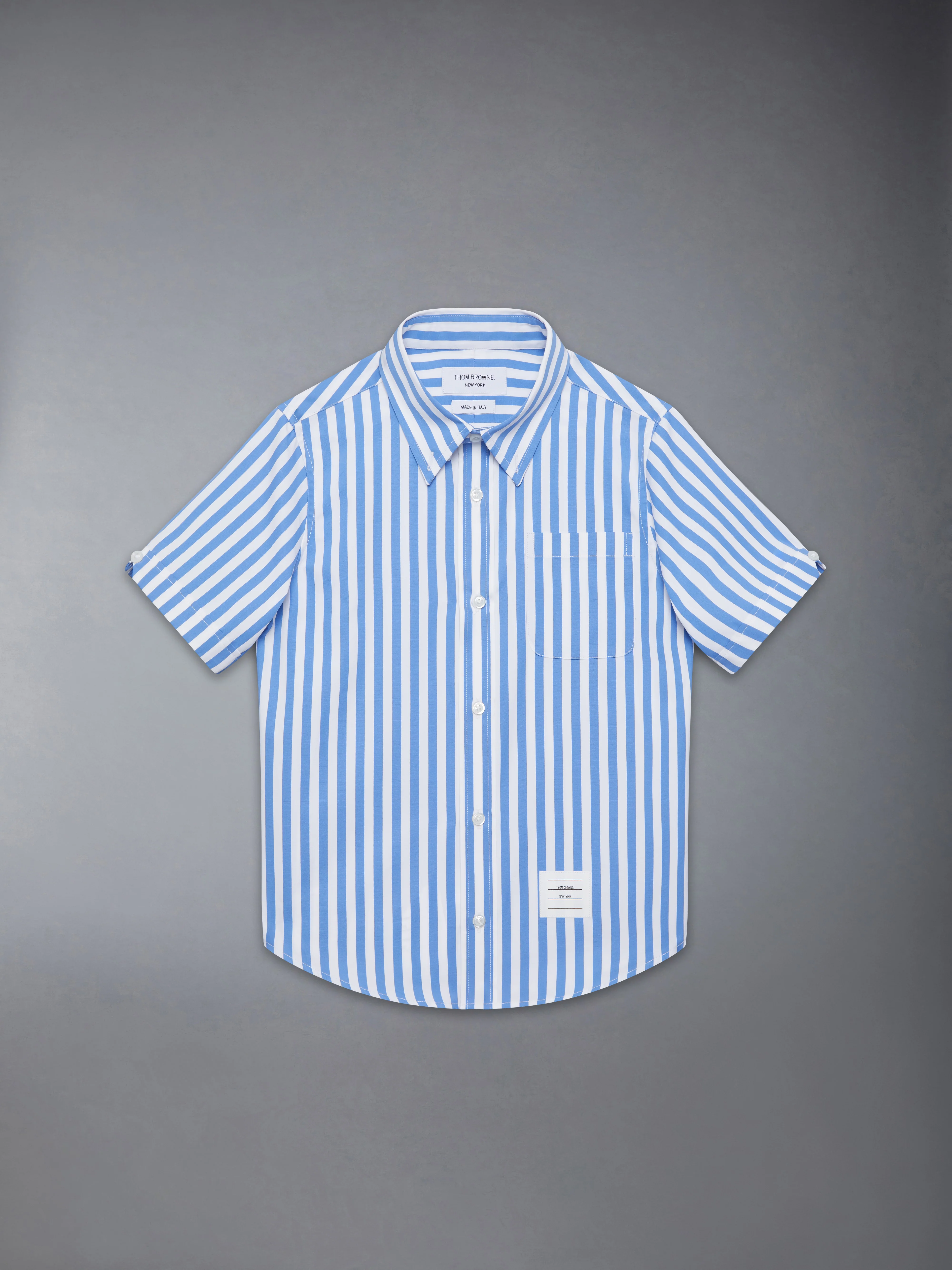 CHILDREN'S AWNING STRIPED POPLIN SHIRT