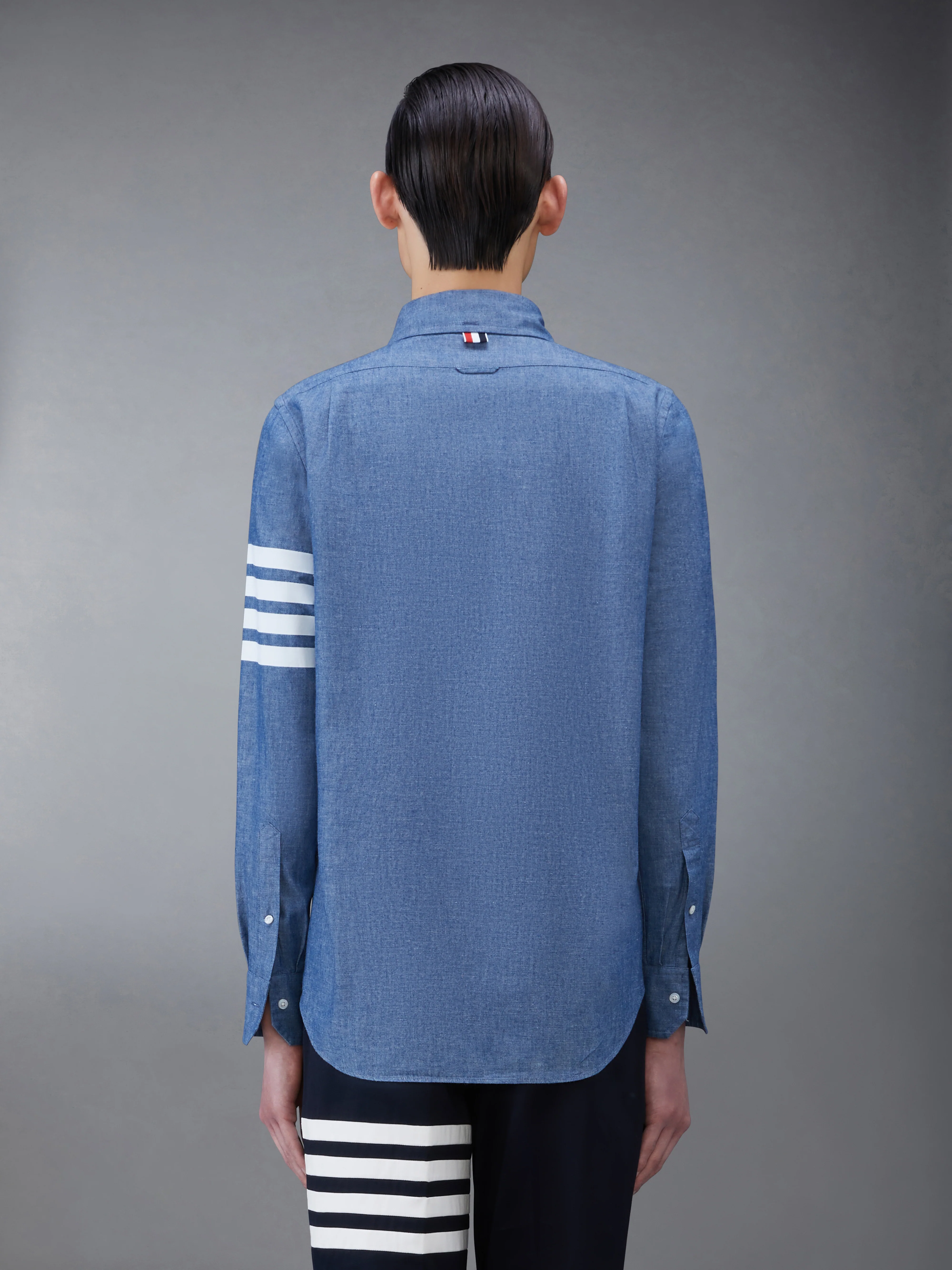 3287-chambray-4-bar-shirt-3.webp CHAMBRAY 4-BAR SHIRT