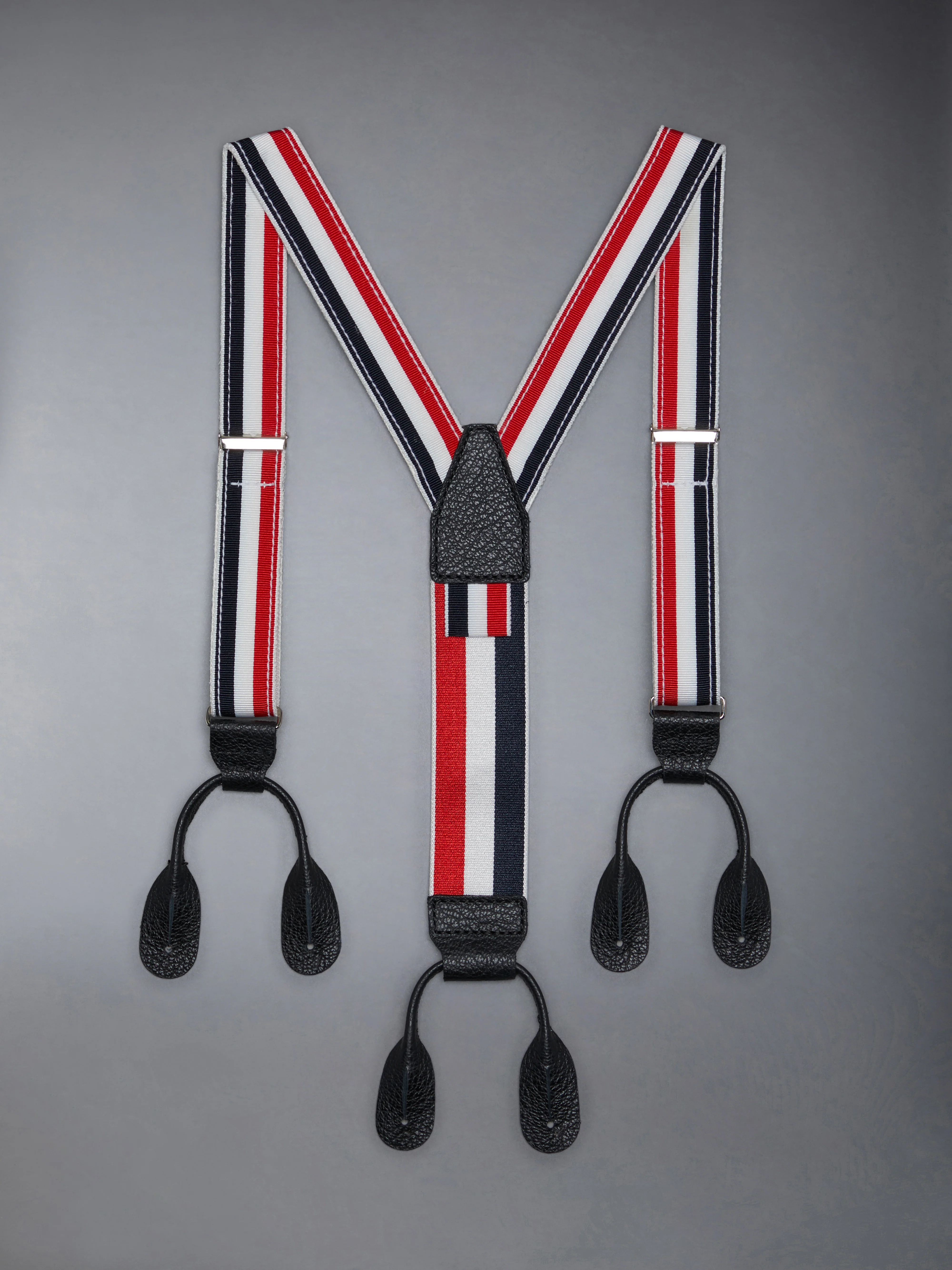 Children's 24mm Poly Grosgrain Stripe Suspender
