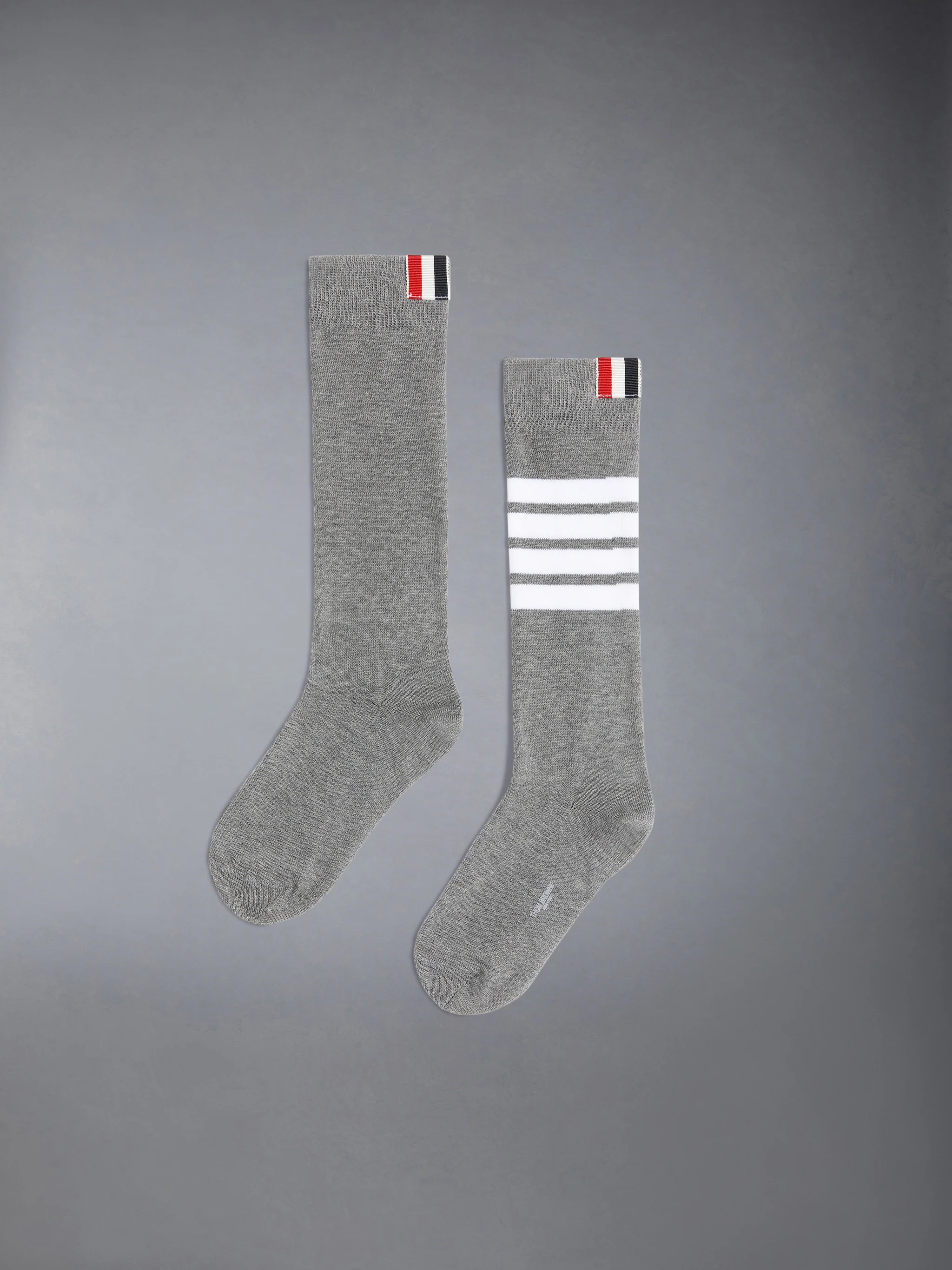CHILDREN'S COTTON 4-BAR KNEE HIGH SOCKS