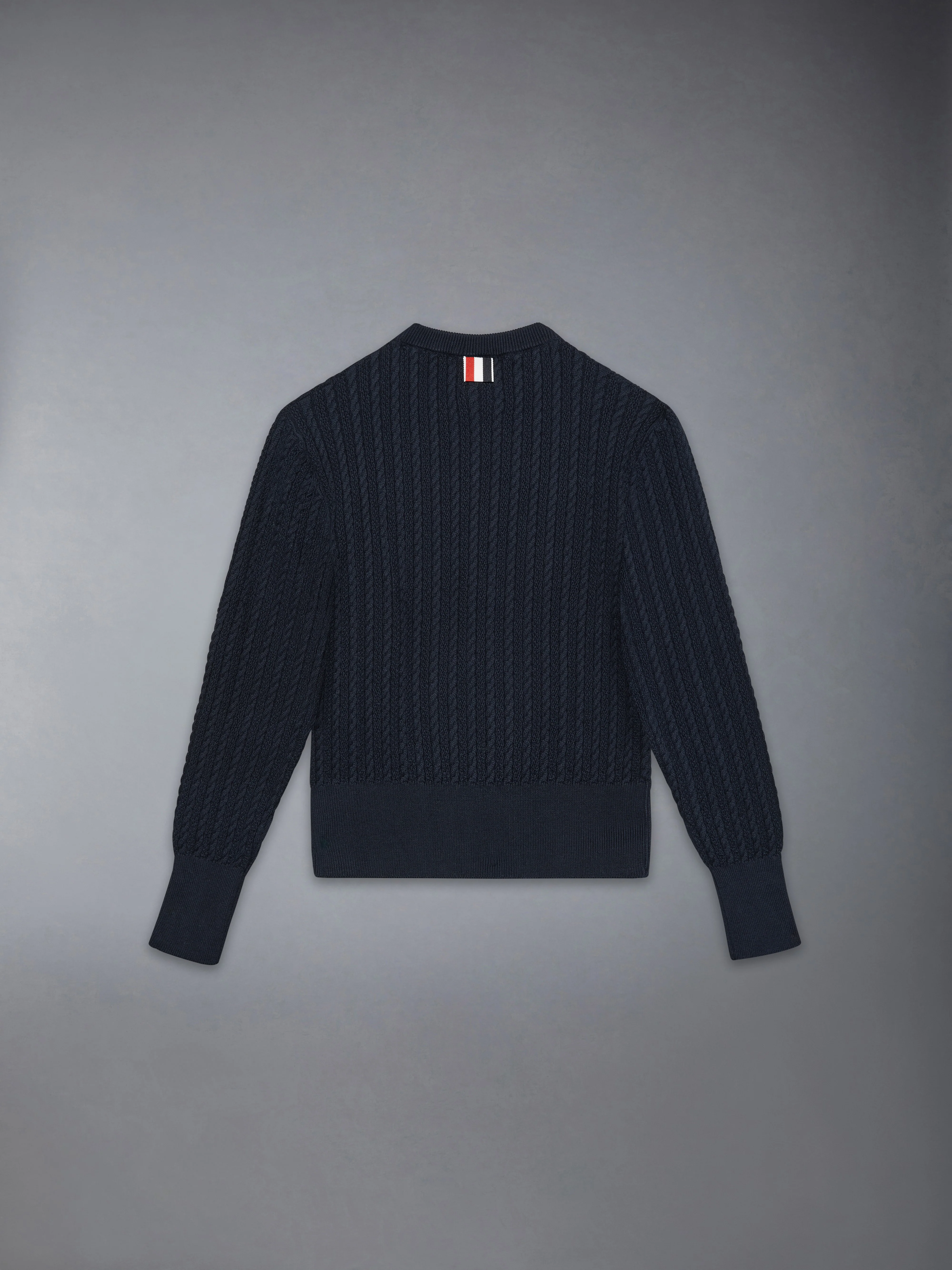 CHILDREN'S COTTON CABLE KNIT PULLOVER