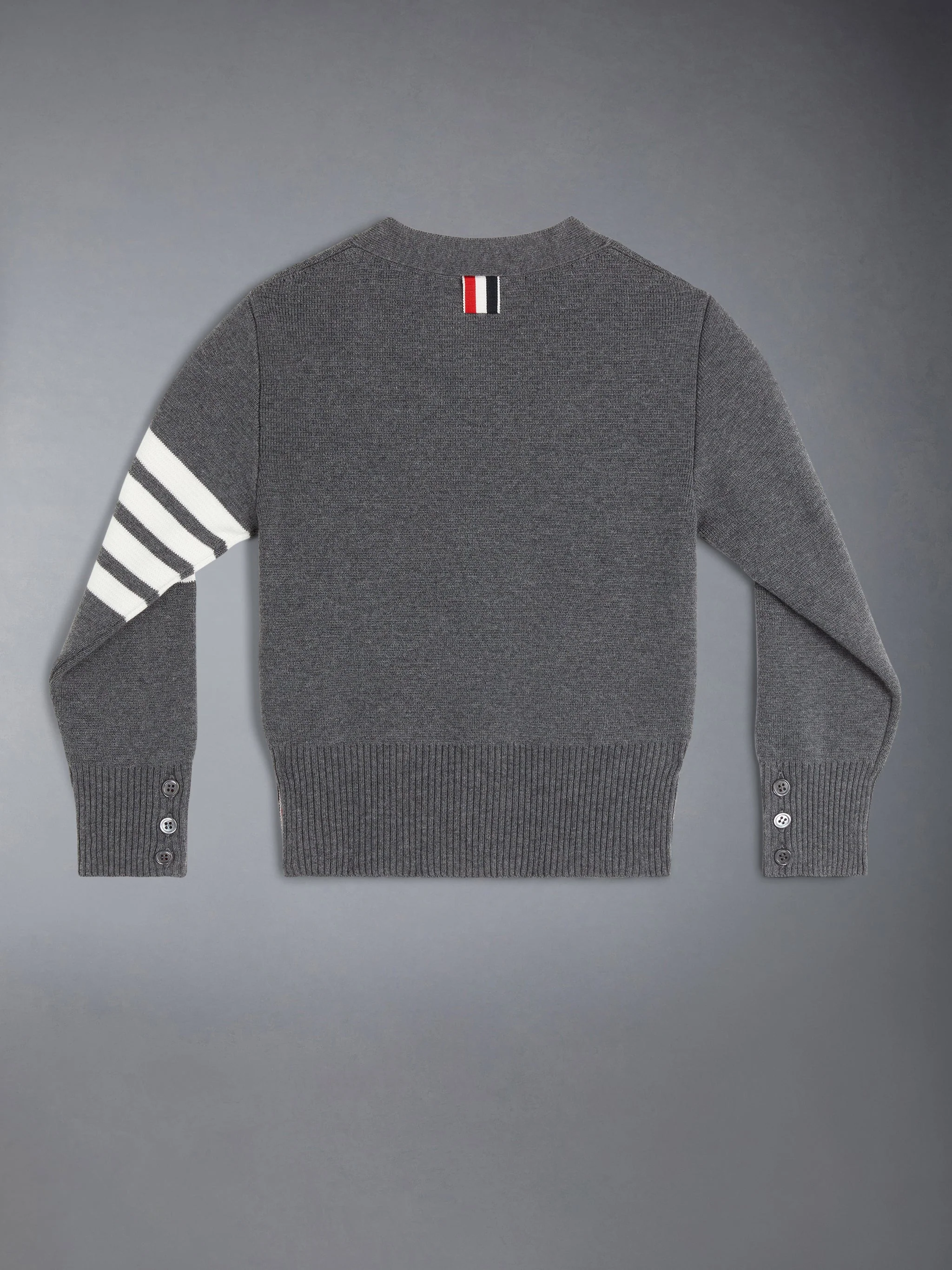 CHILDREN'S MILANO STITCH 4-BAR V-NECK CARDIGAN