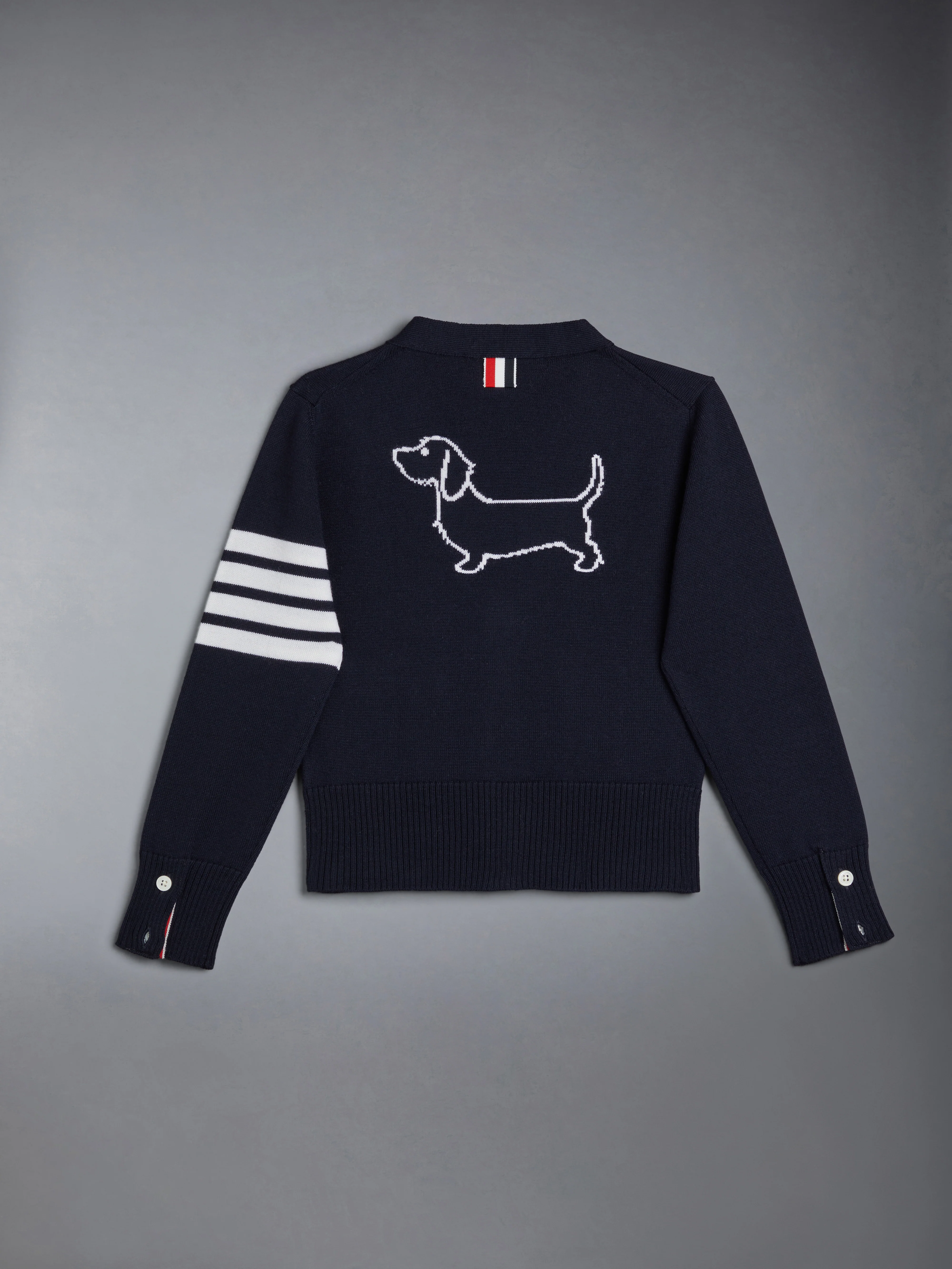 CHILDREN'S WOOL CASHMERE 4-BAR HECTOR CLASSIC CARDIGAN
