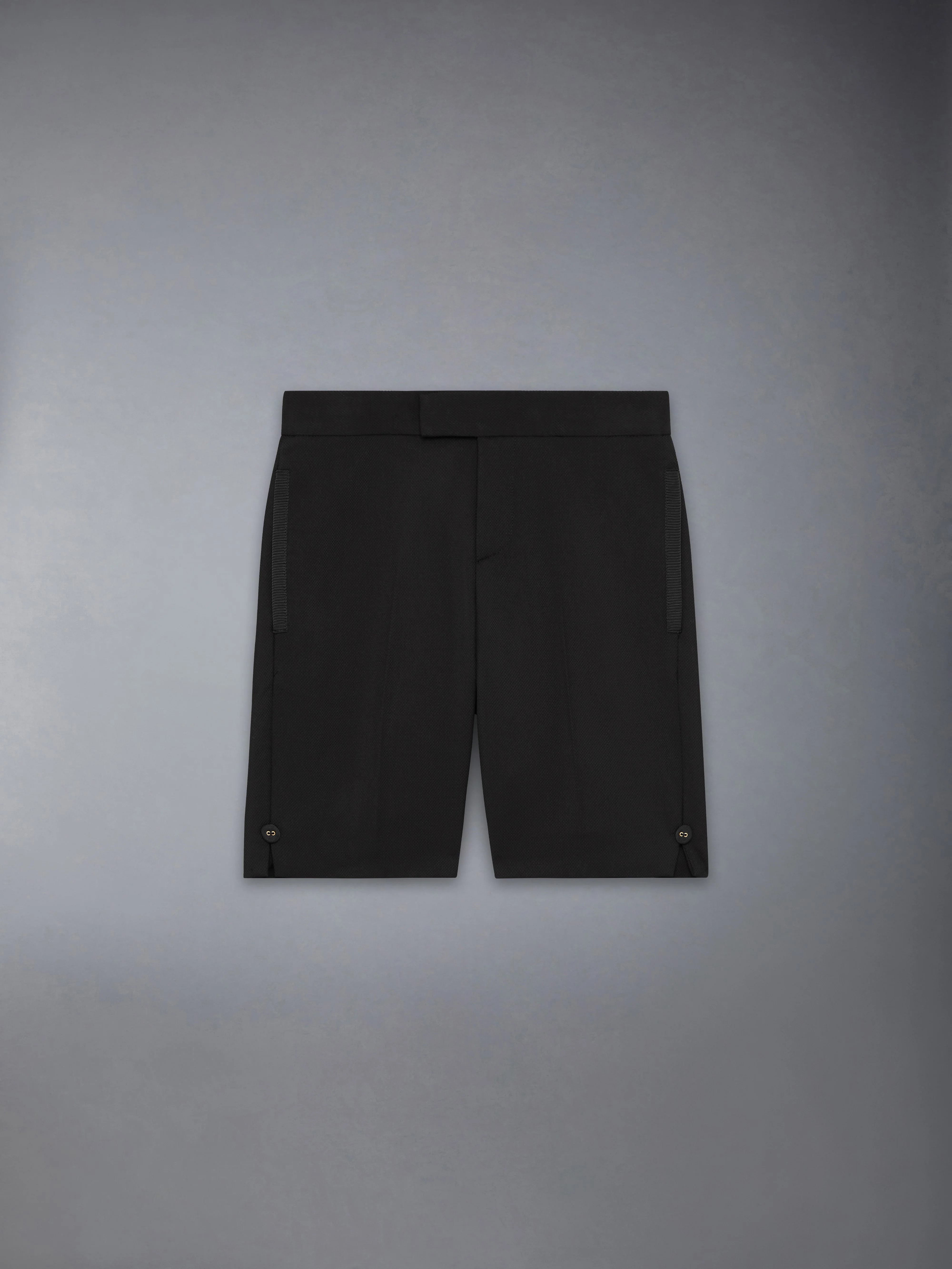 CHILDREN'S WOOL PIQUE TUXEDO BERMUDA SHORT