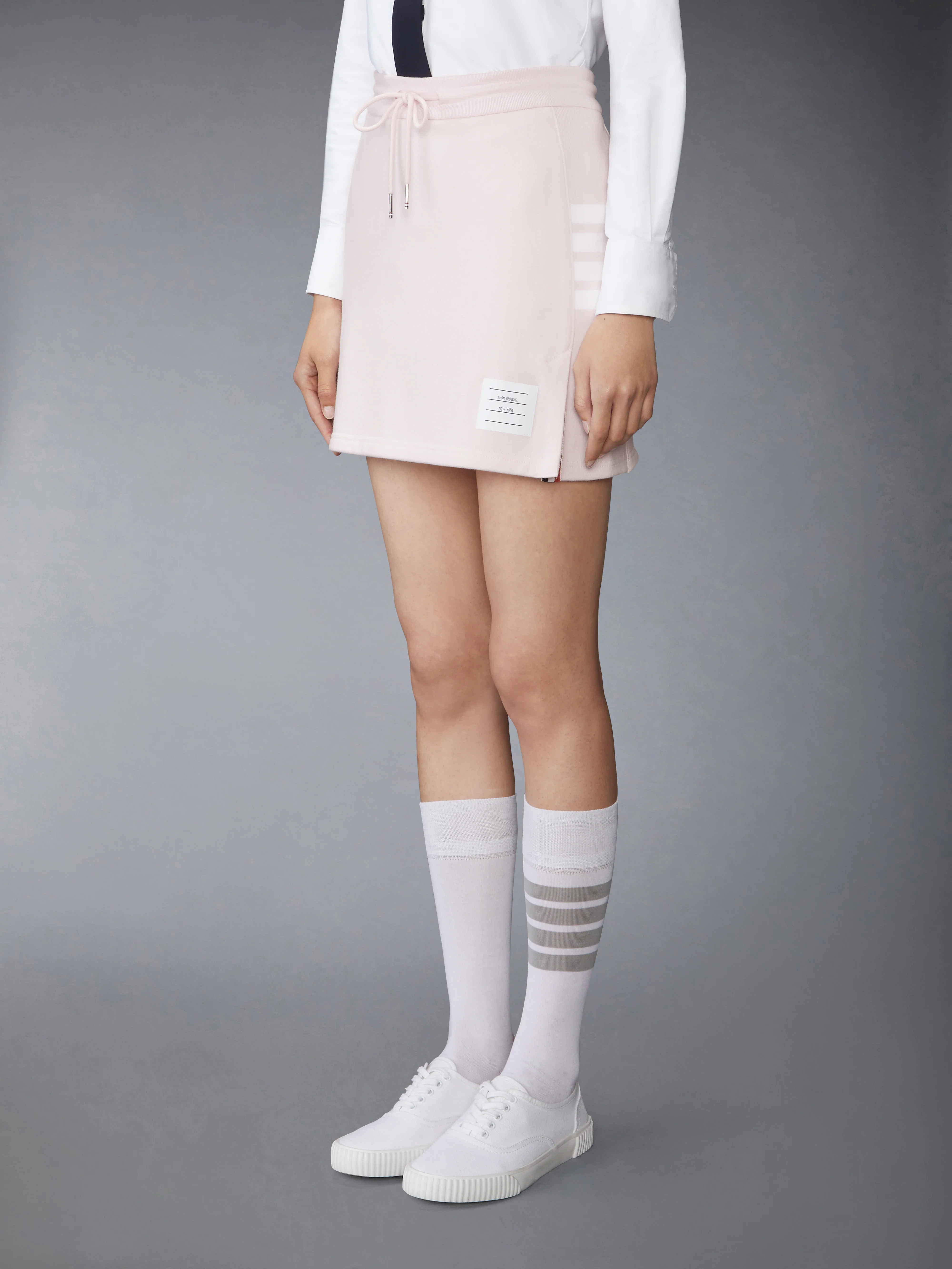 CLASSIC 4-BAR JERSEY MINI SKIRT