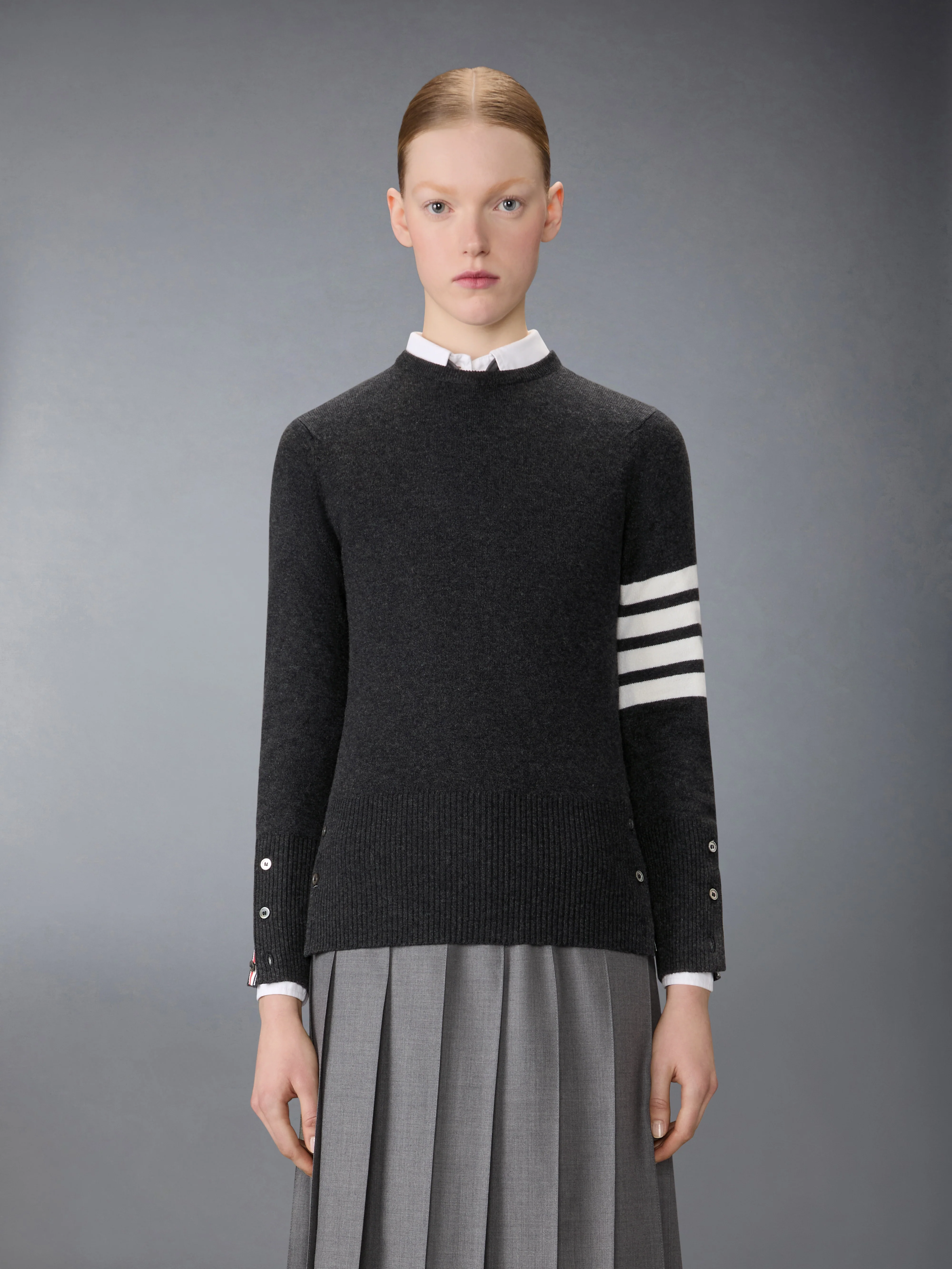 CLASSIC CASHMERE 4-BAR PULLOVER