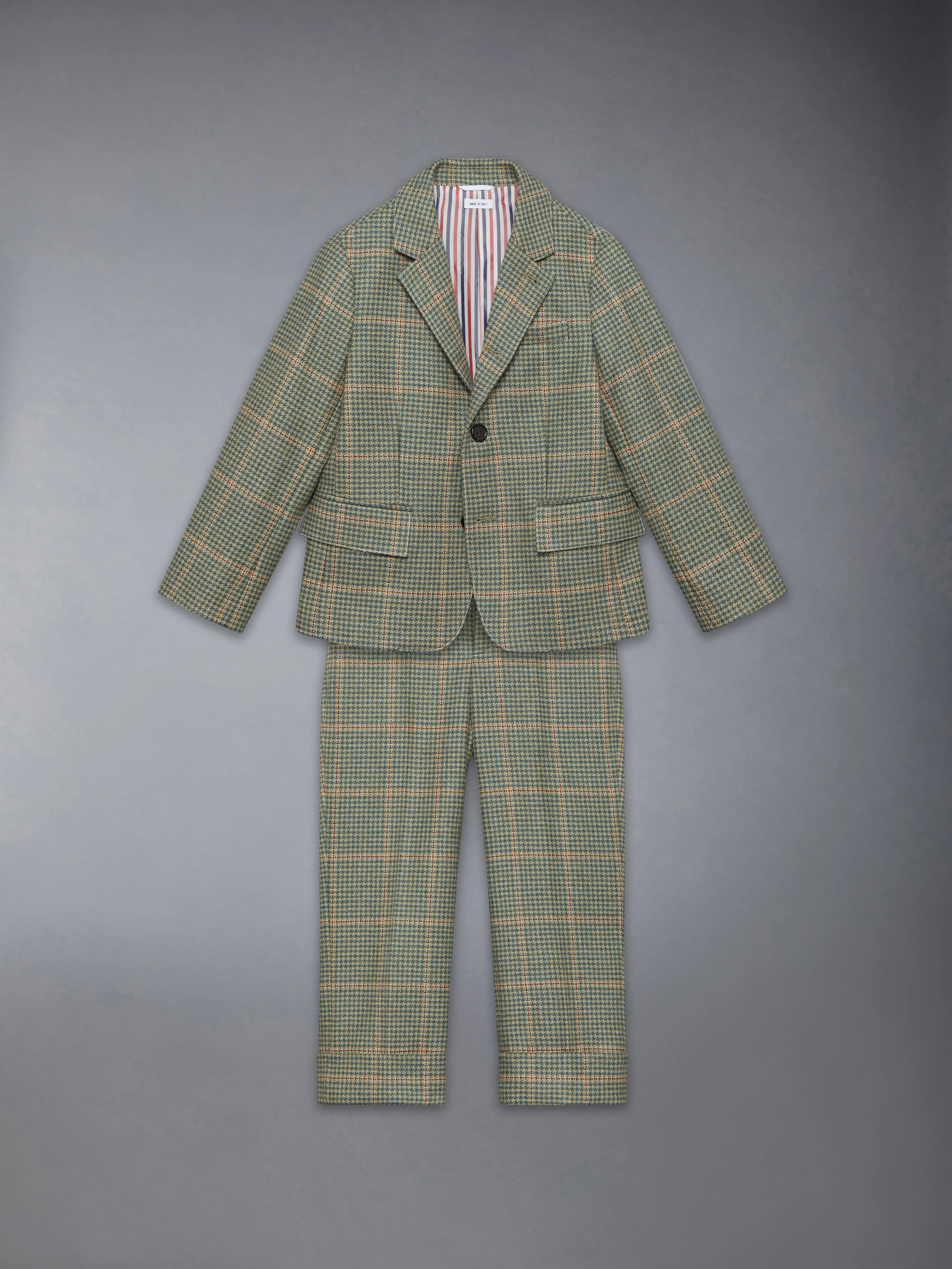 CHILDREN'S HERRINGBONE CHEVIOT TWEED TROUSER