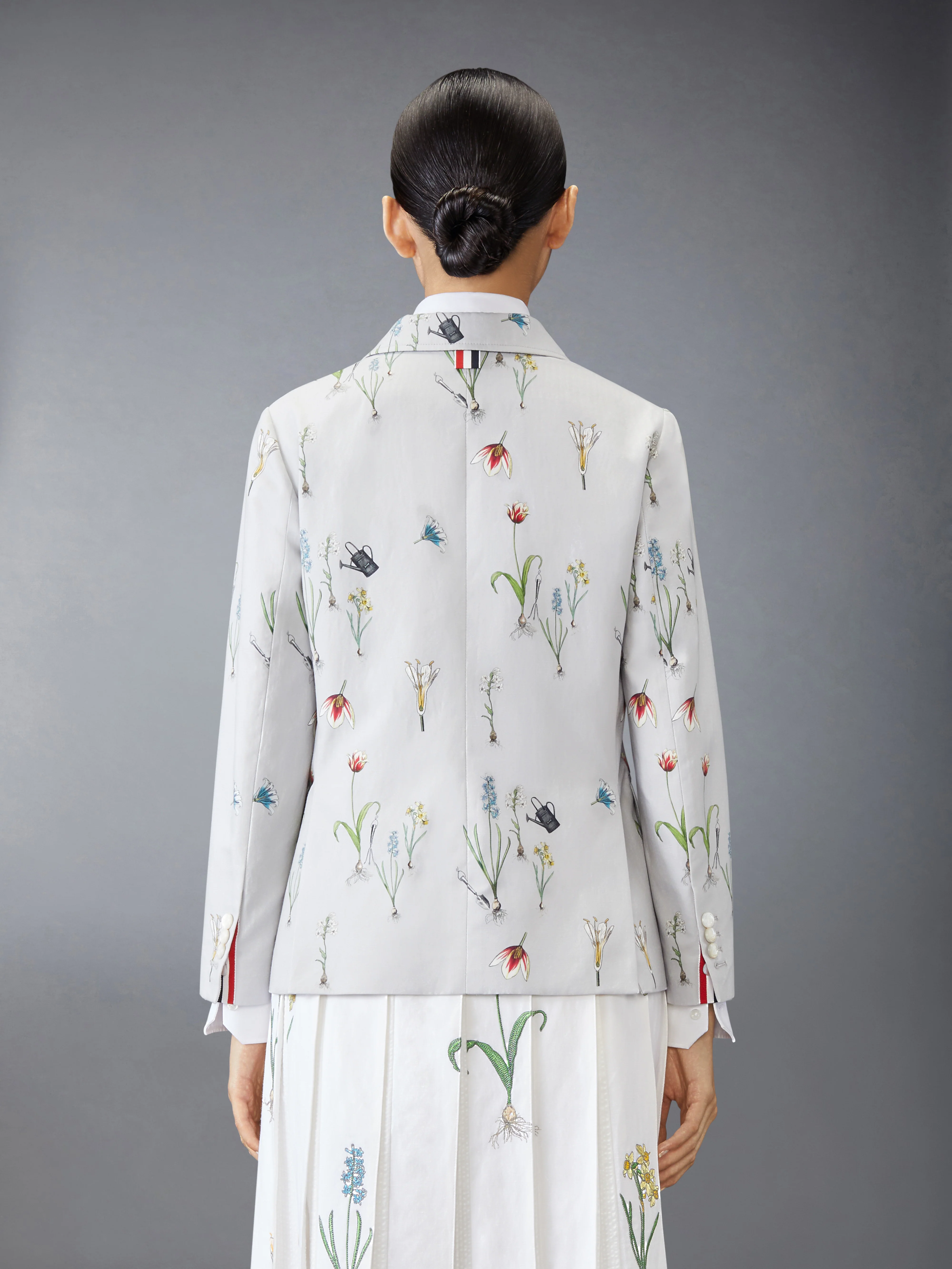 CLASSIC COTTON LINEN BOTANICAL FLOWER SPORT COAT