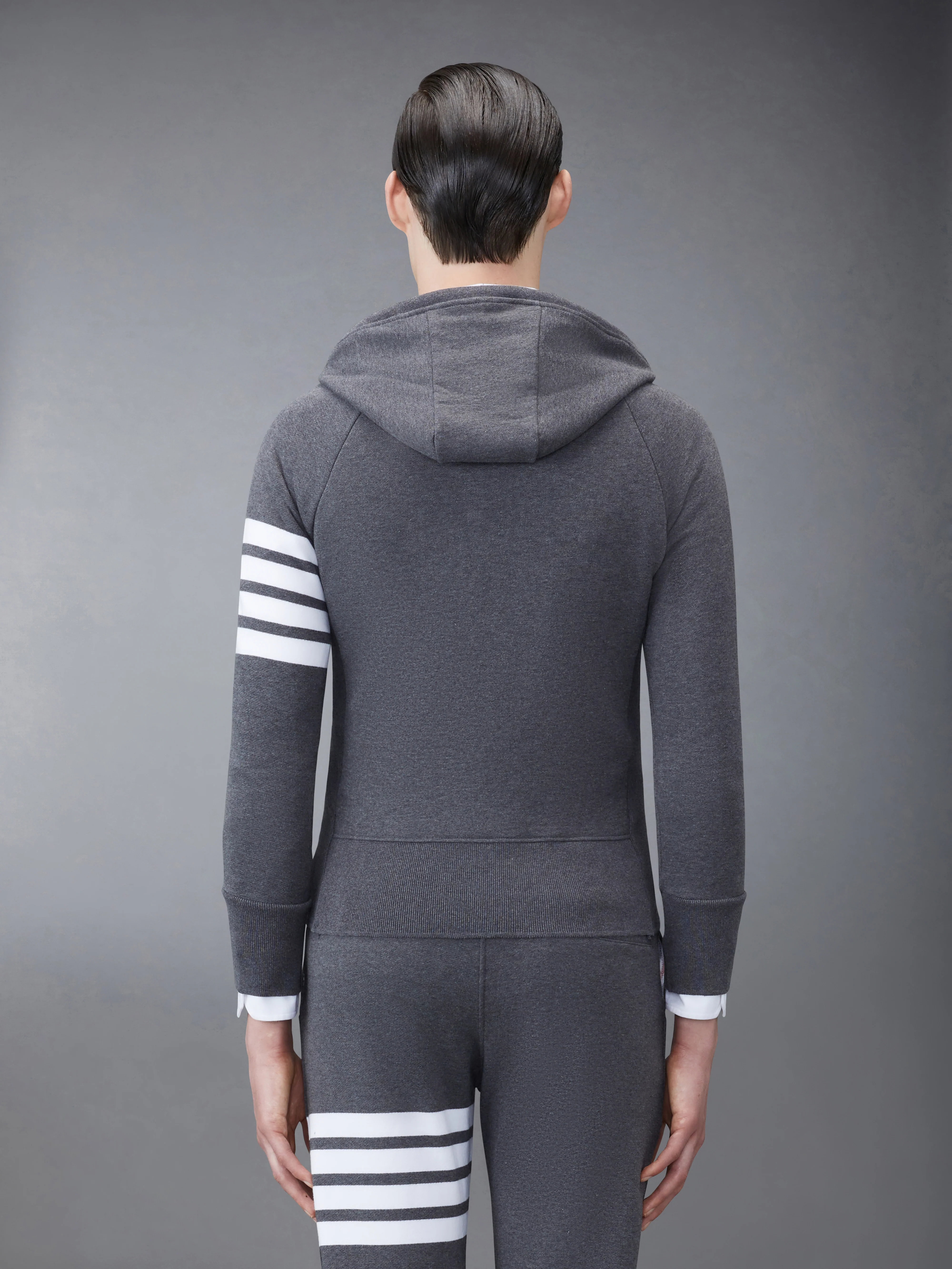 CLASSIC LOOPBACK 4-BAR FULL ZIP HOODIE