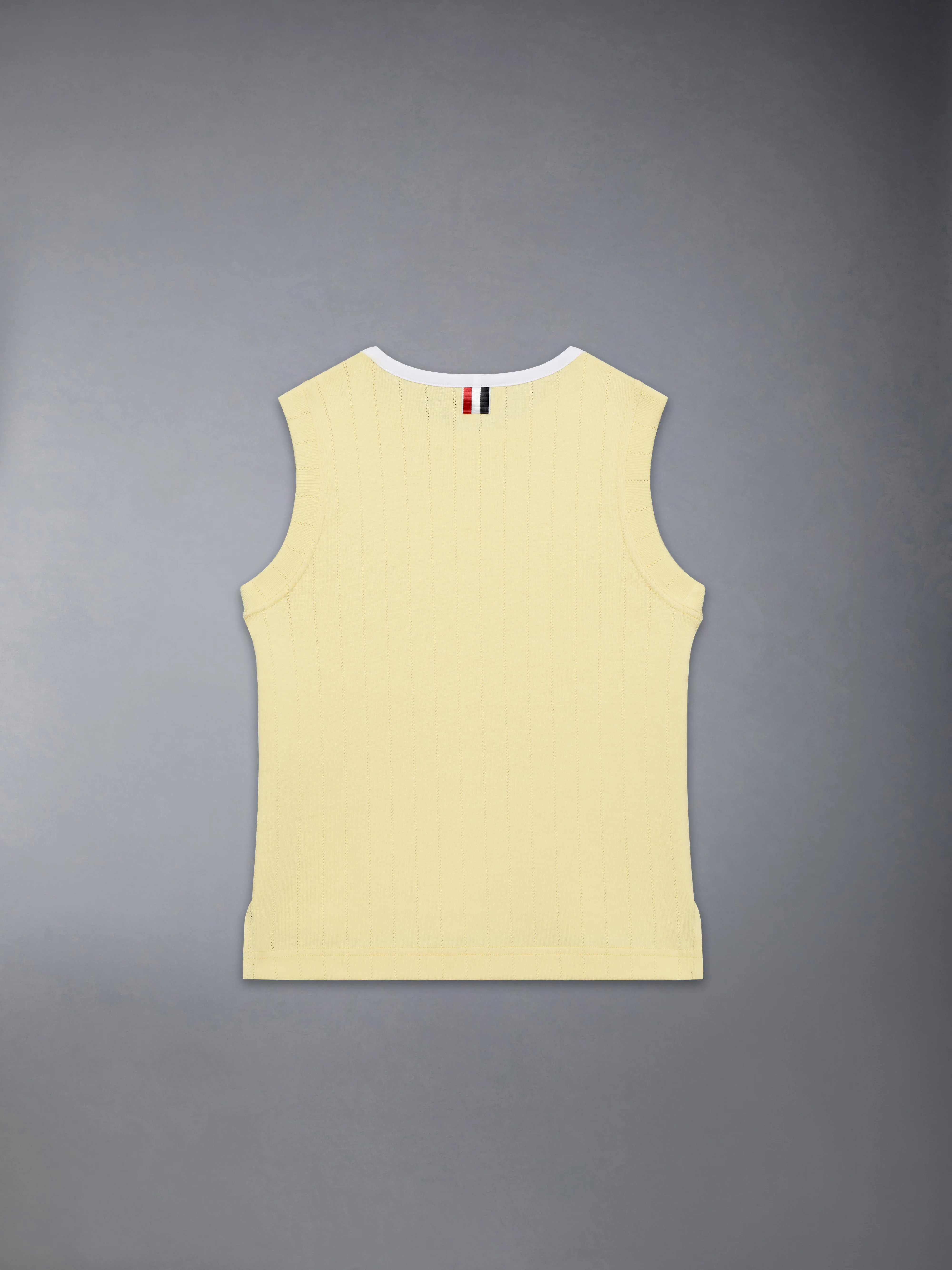 CHILDREN'S POINTELLE RINGER TANK TOP