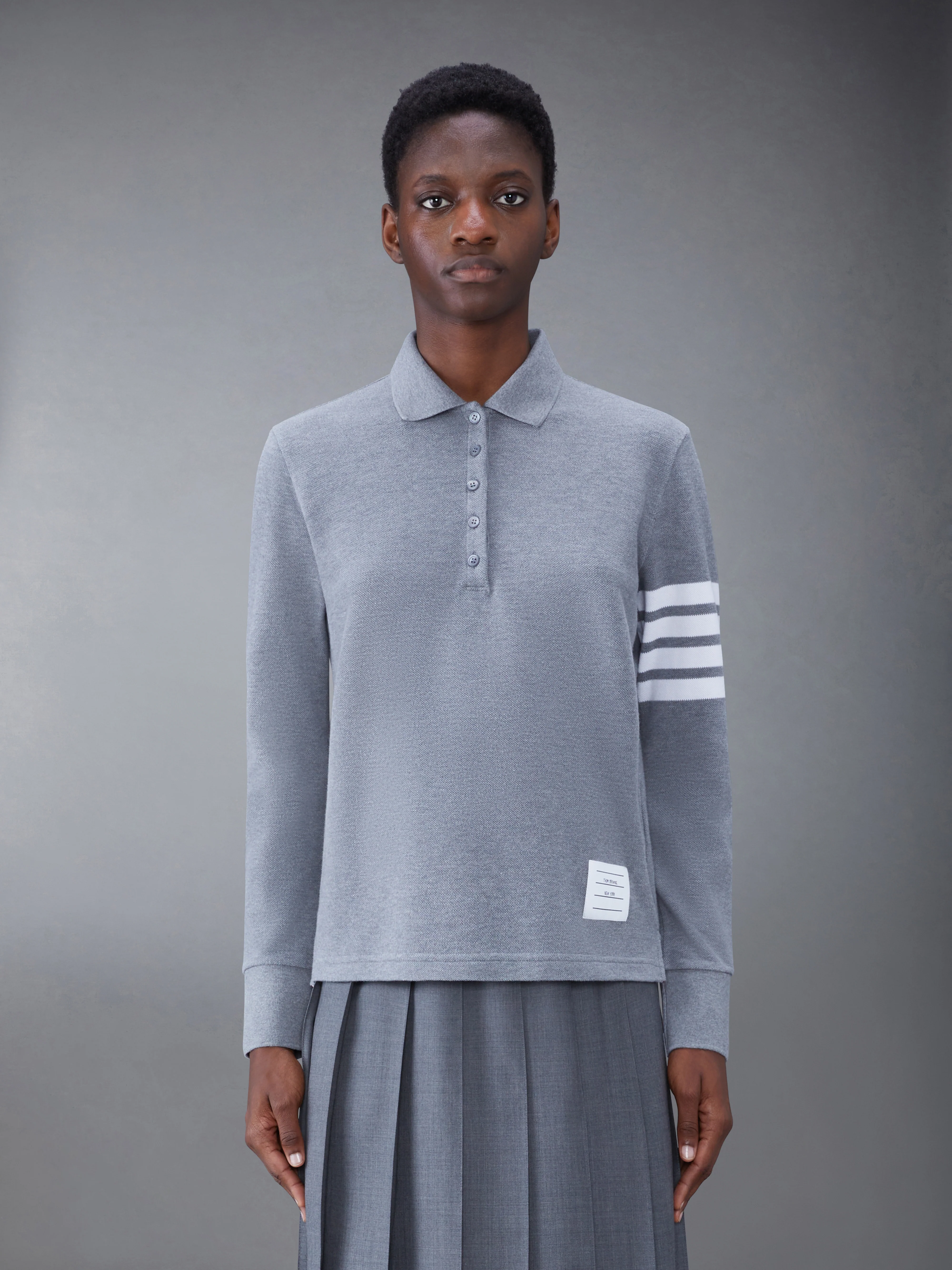 Classic Pique 2003 4-Bar Long Sleeve Polo