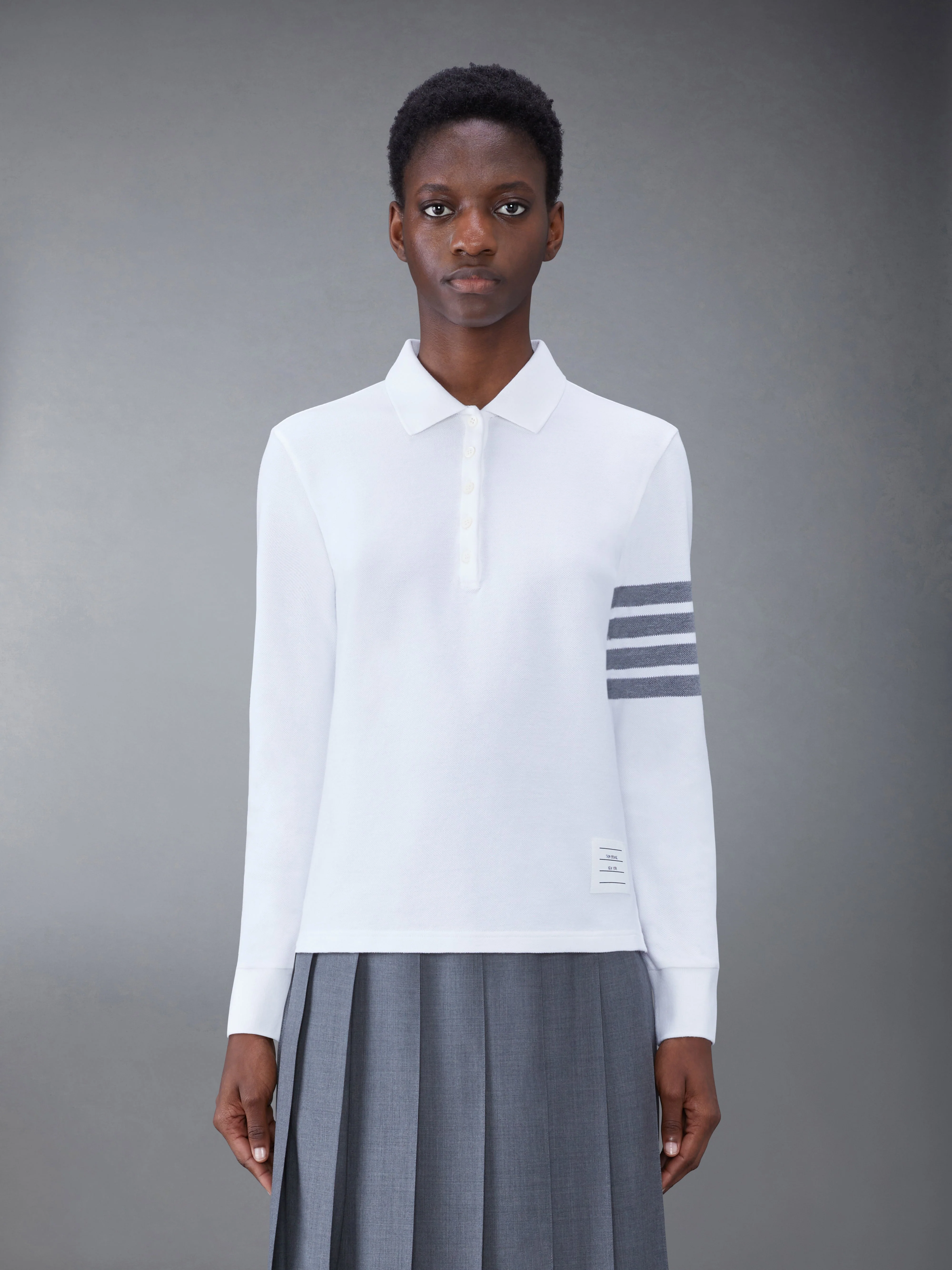 Classic Pique 2003 4-Bar Long Sleeve Polo