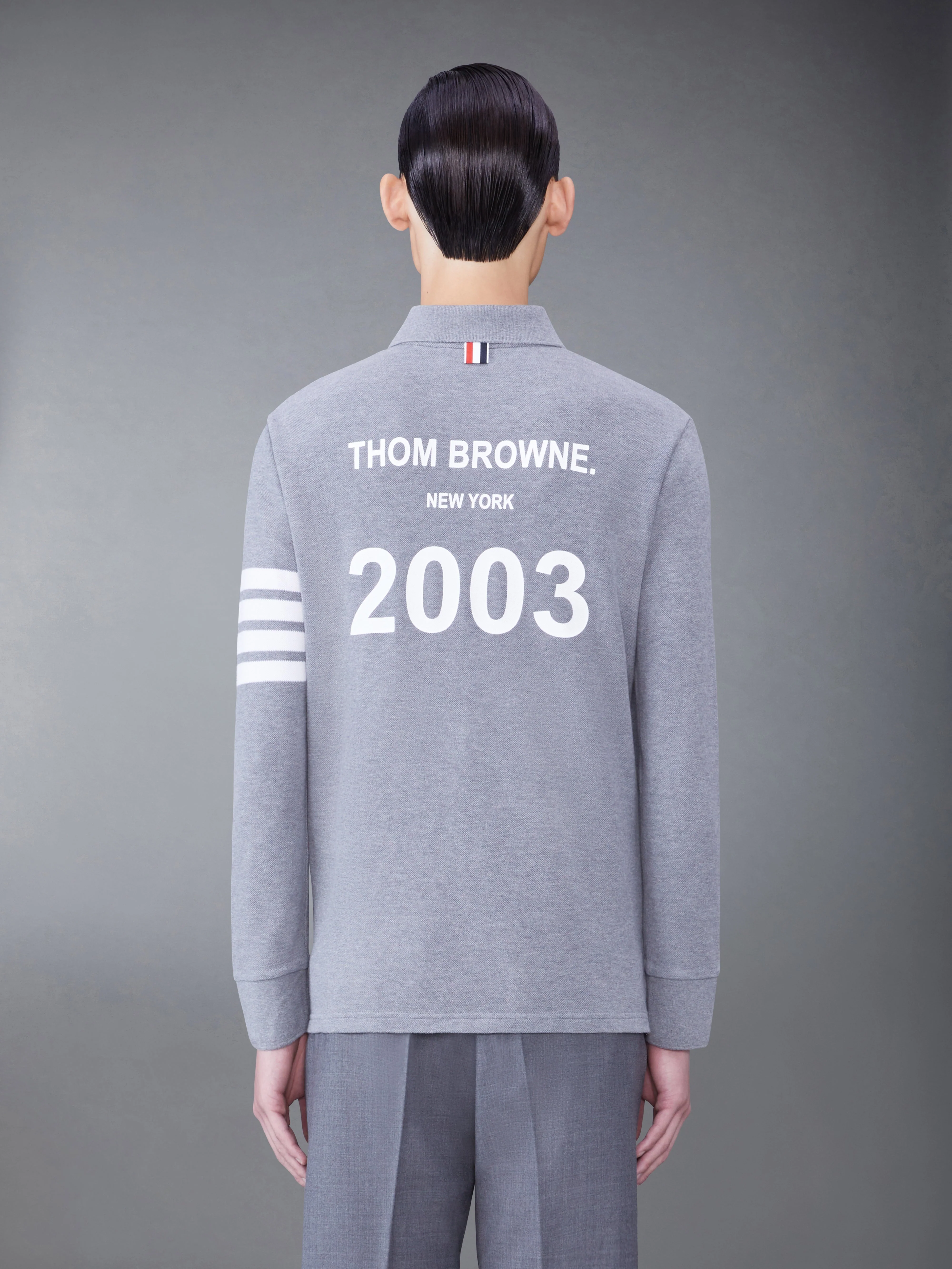 Classic Pique 2003 4-Bar Long Sleeve Polo