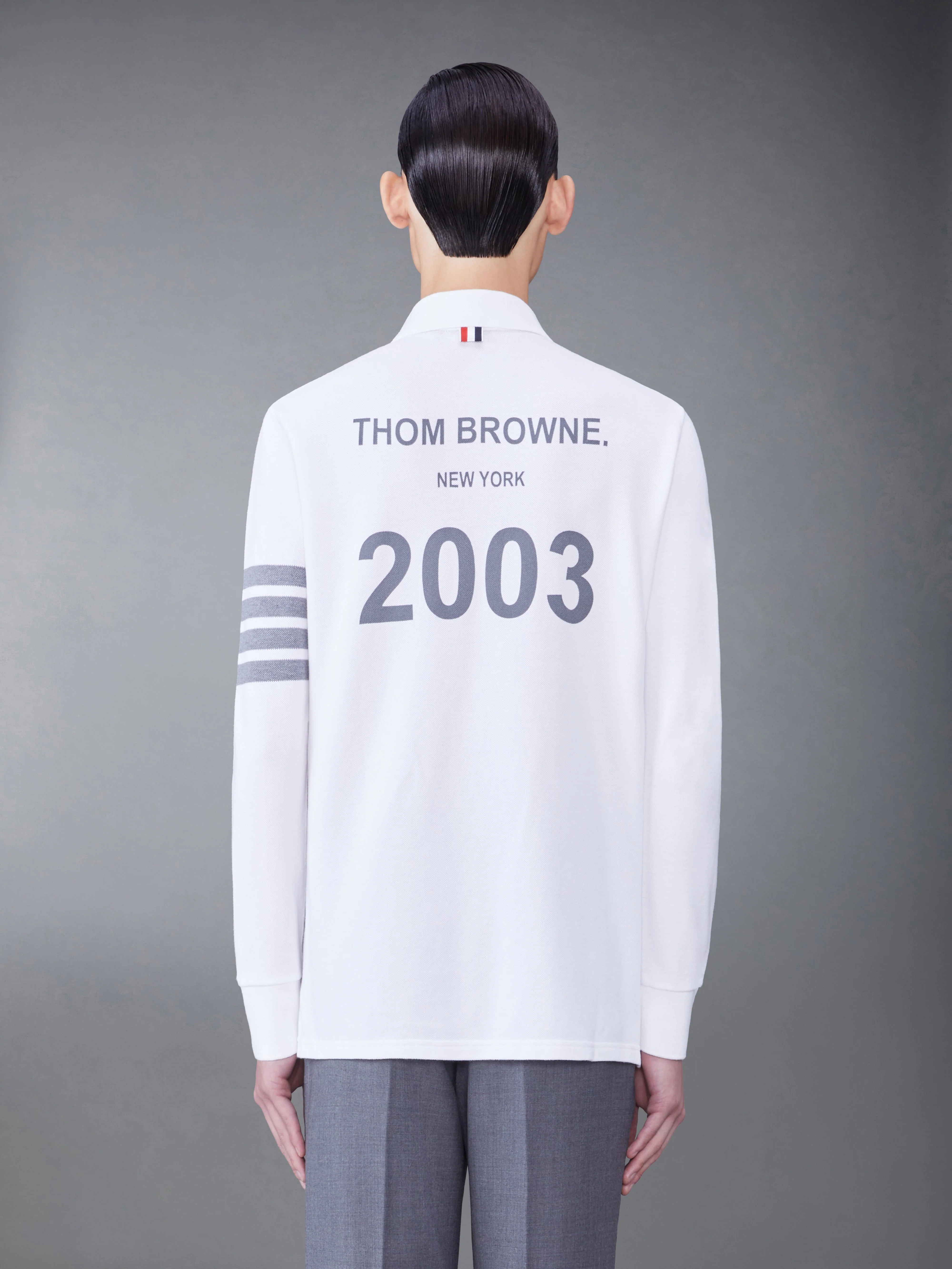 Classic Pique 2003 4-Bar Long Sleeve Polo