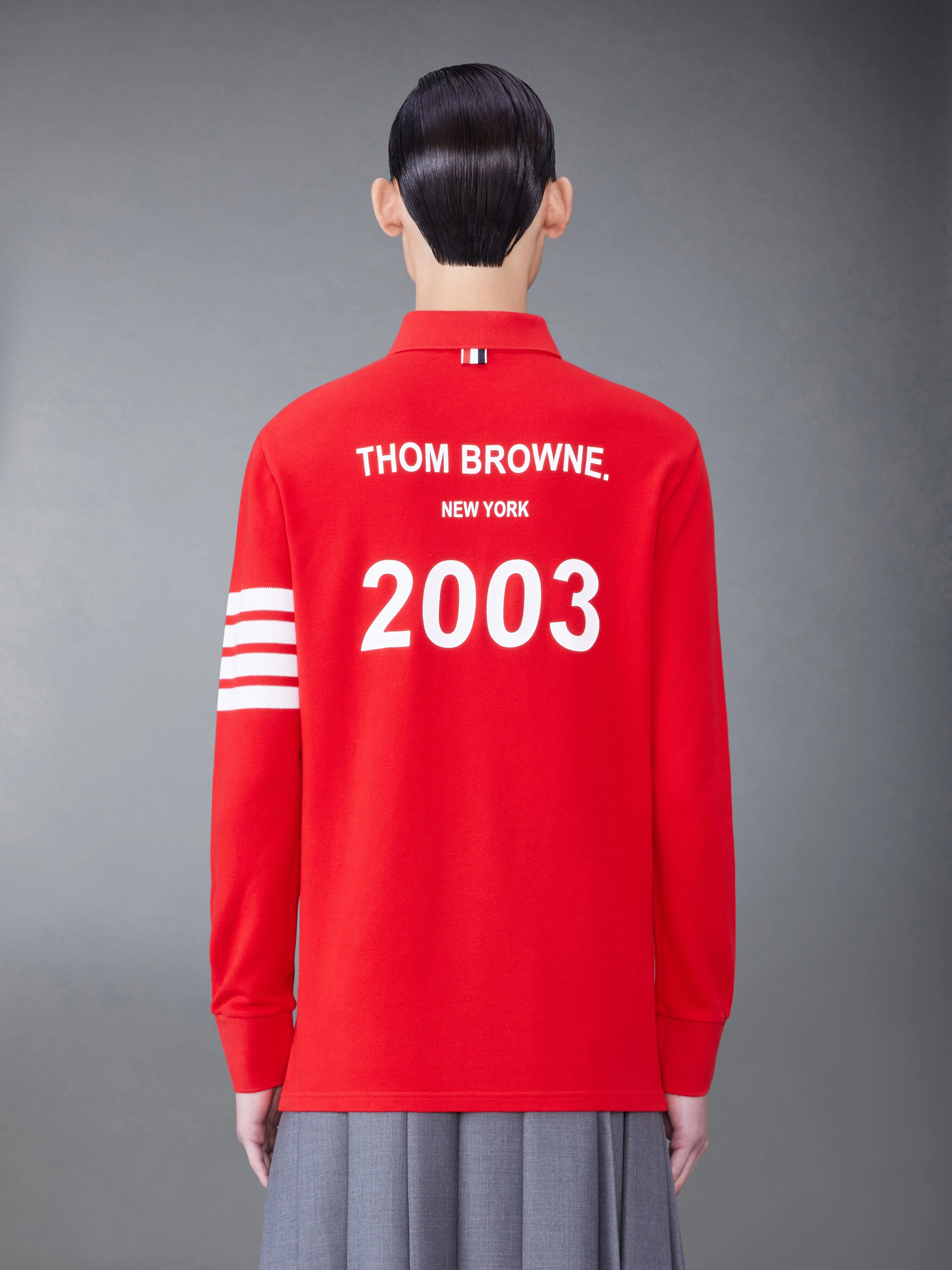 Classic Pique 2003 4-Bar Long Sleeve Polo
