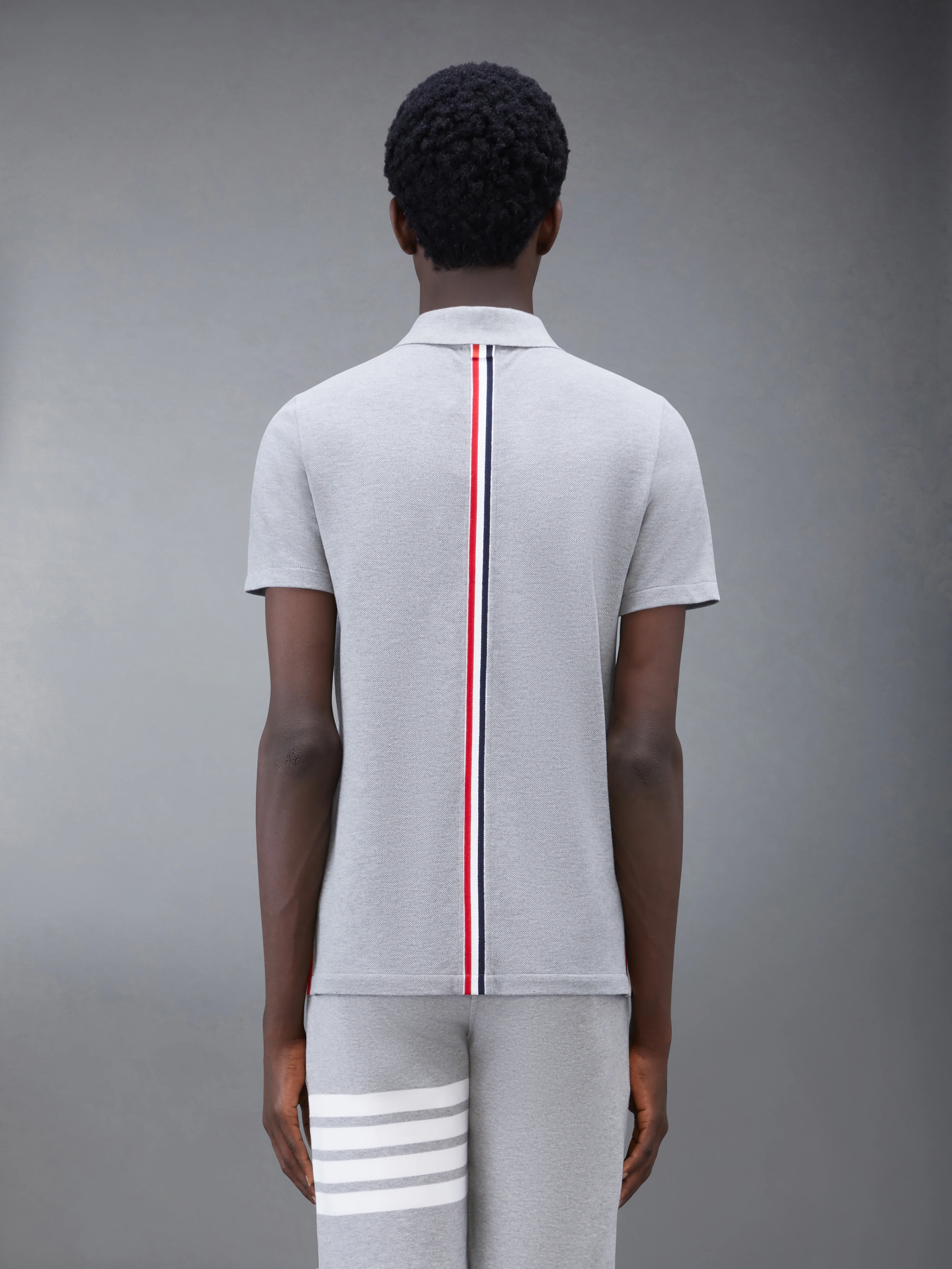 CLASSIC PIQUE STRIPE RELAXED POLO