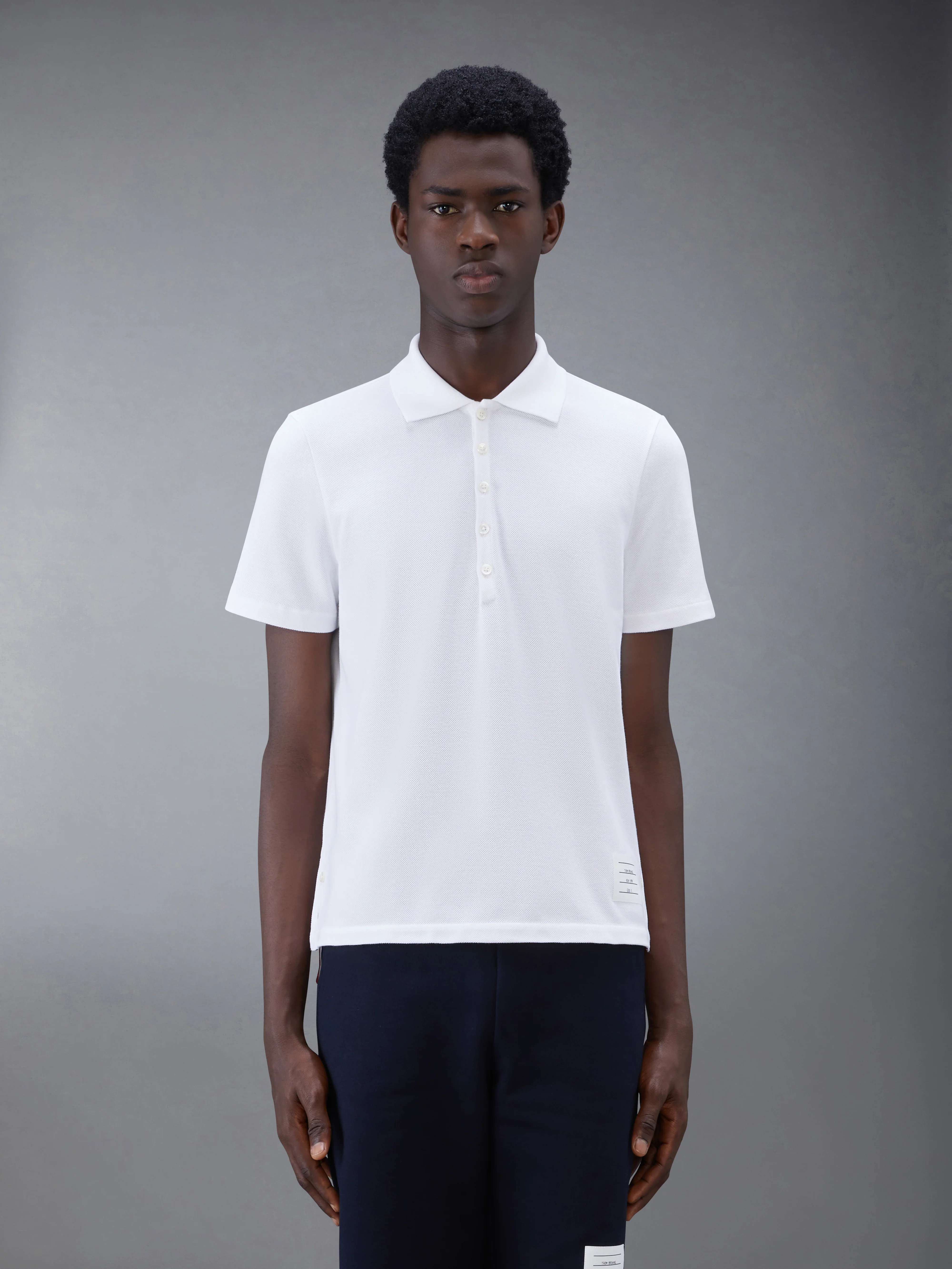 CLASSIC PIQUE STRIPE RELAXED POLO
