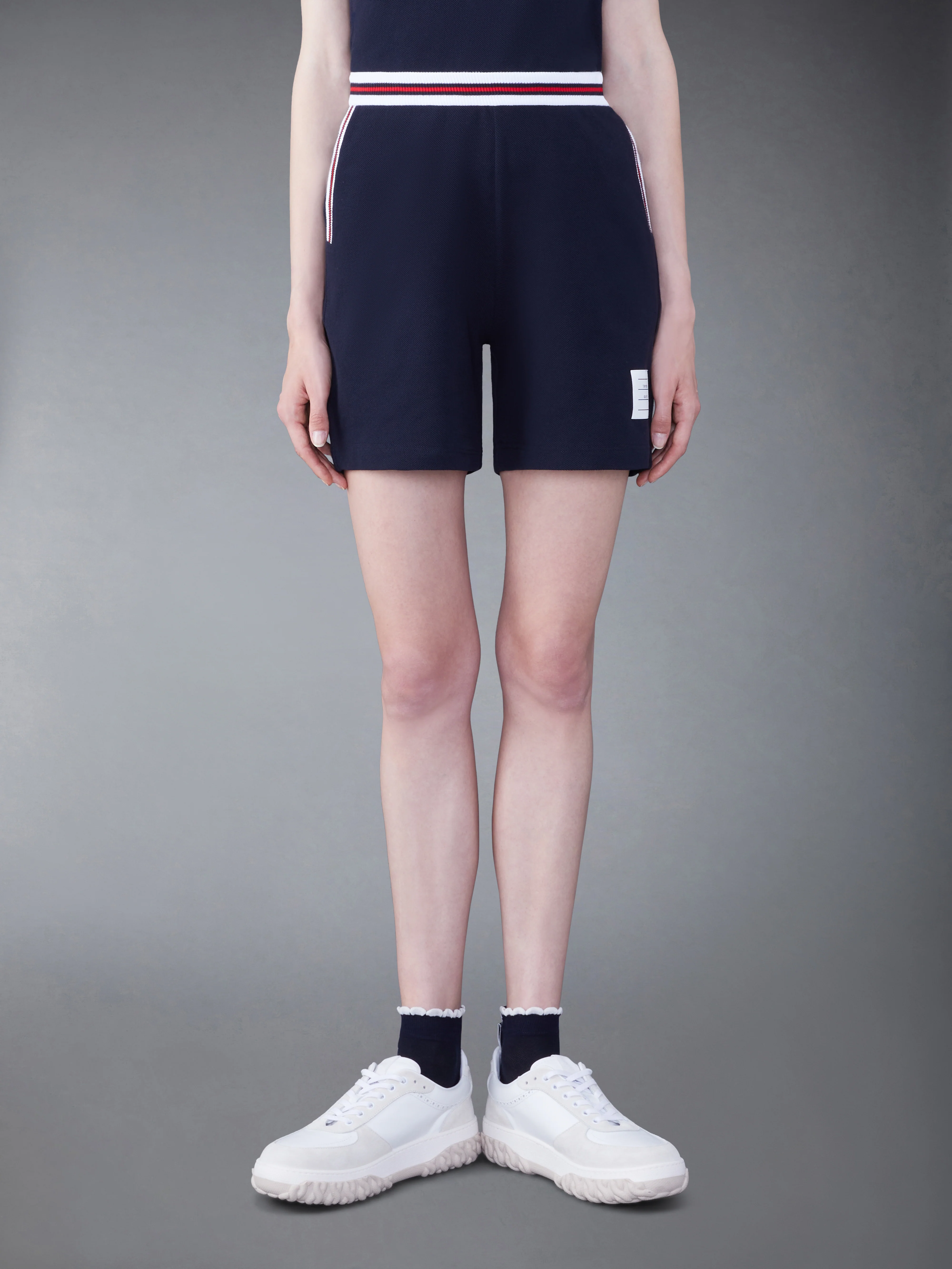 CLASSIC PIQUE STRIPE SHORTS