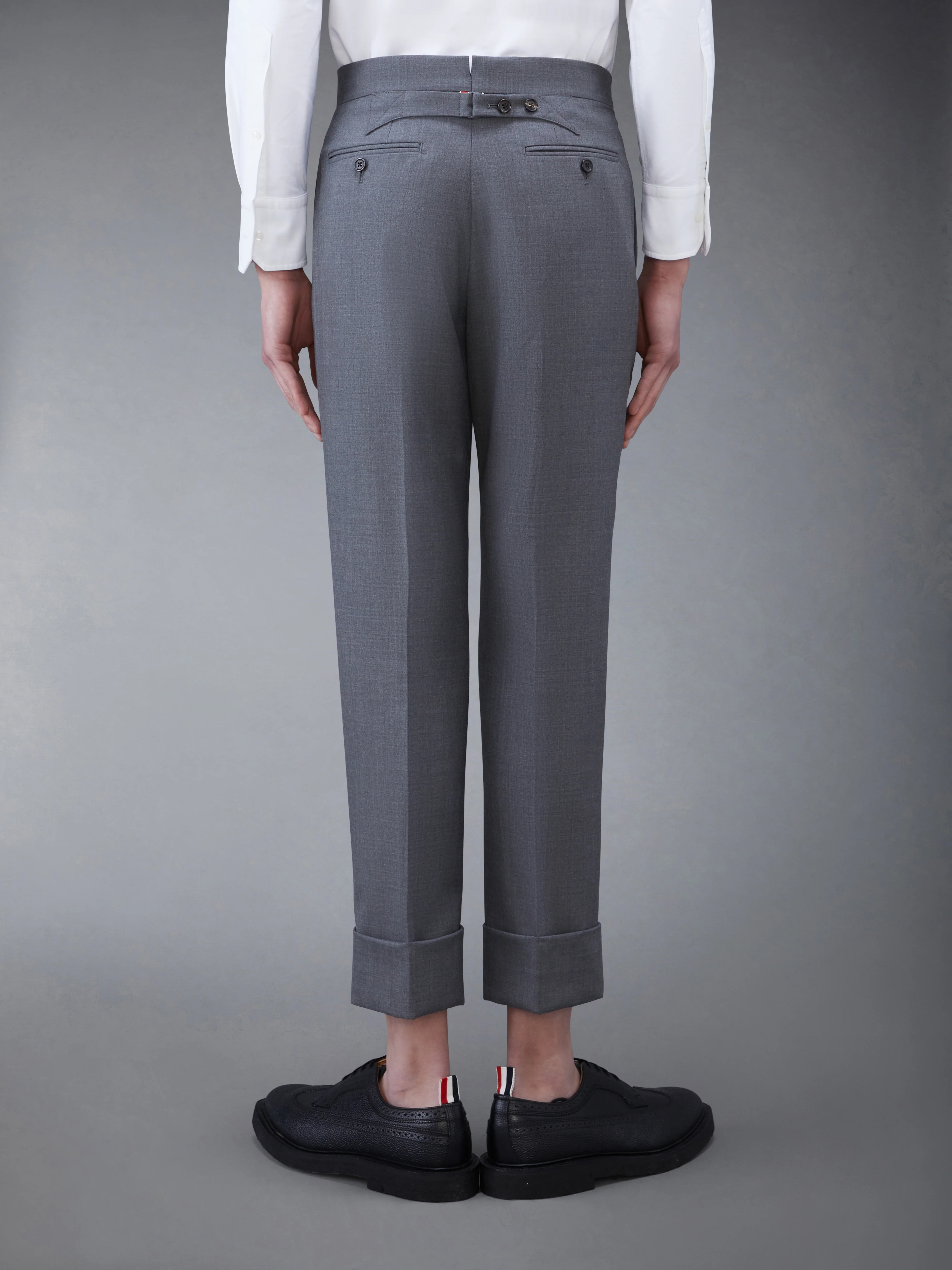 CLASSIC TWILL BACKSTRAP TROUSERS