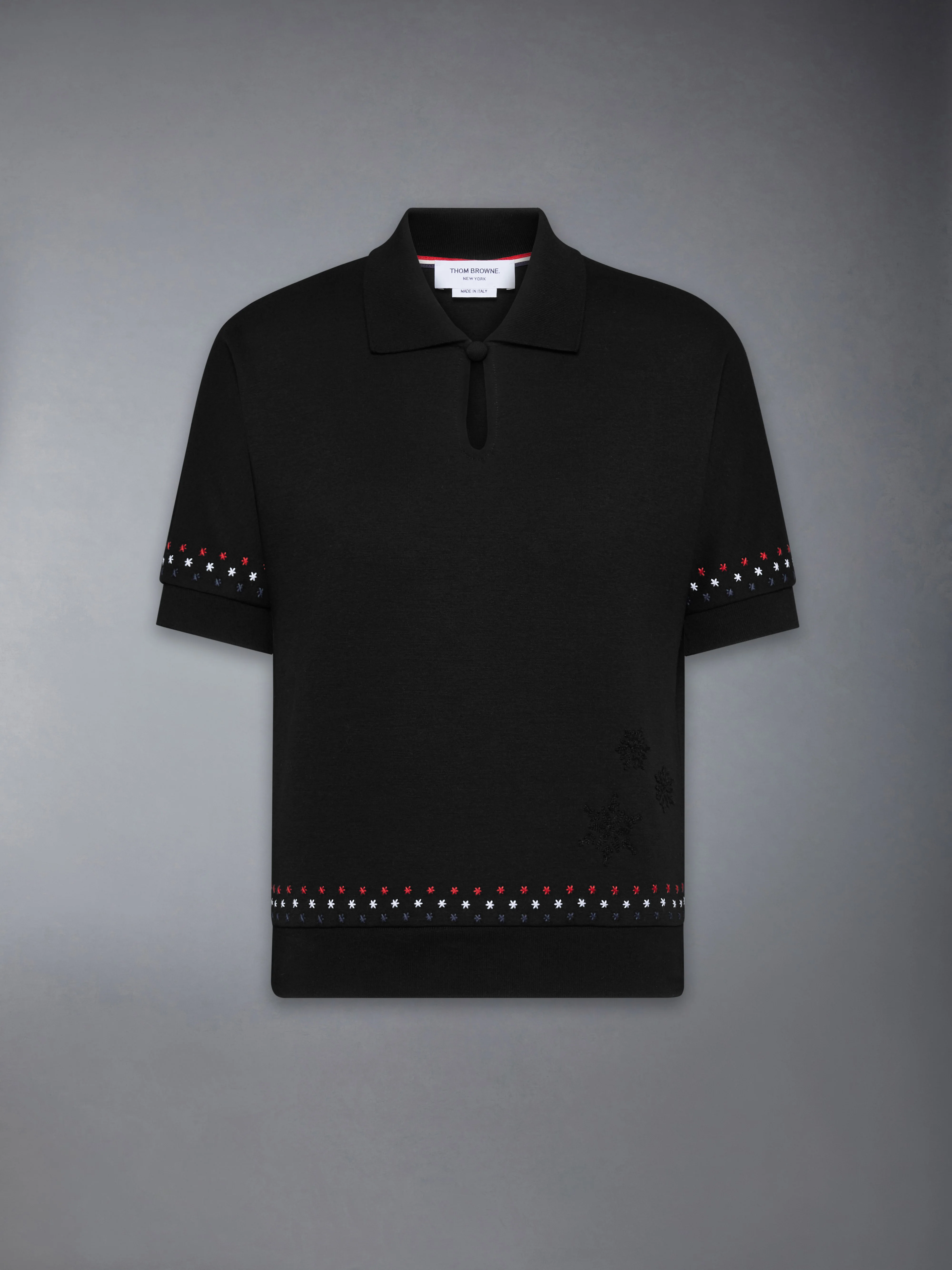 536-cotton-milano-stars-snowflake-embroidery-polo-6.webp COTTON MILANO STARS & SNOWFLAKE EMBROIDERY POLO