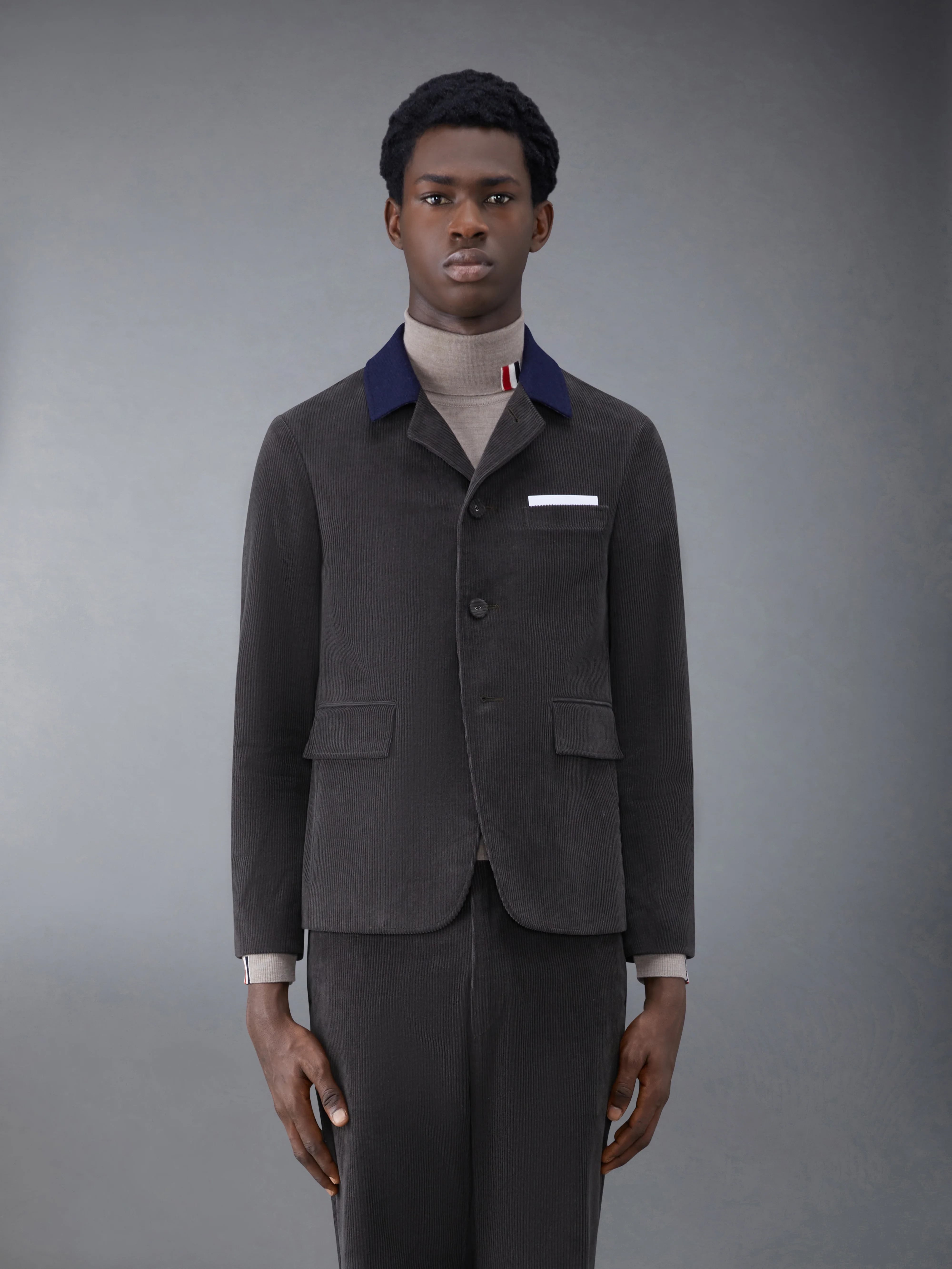 Corduroy Button up Cutaway Jacket