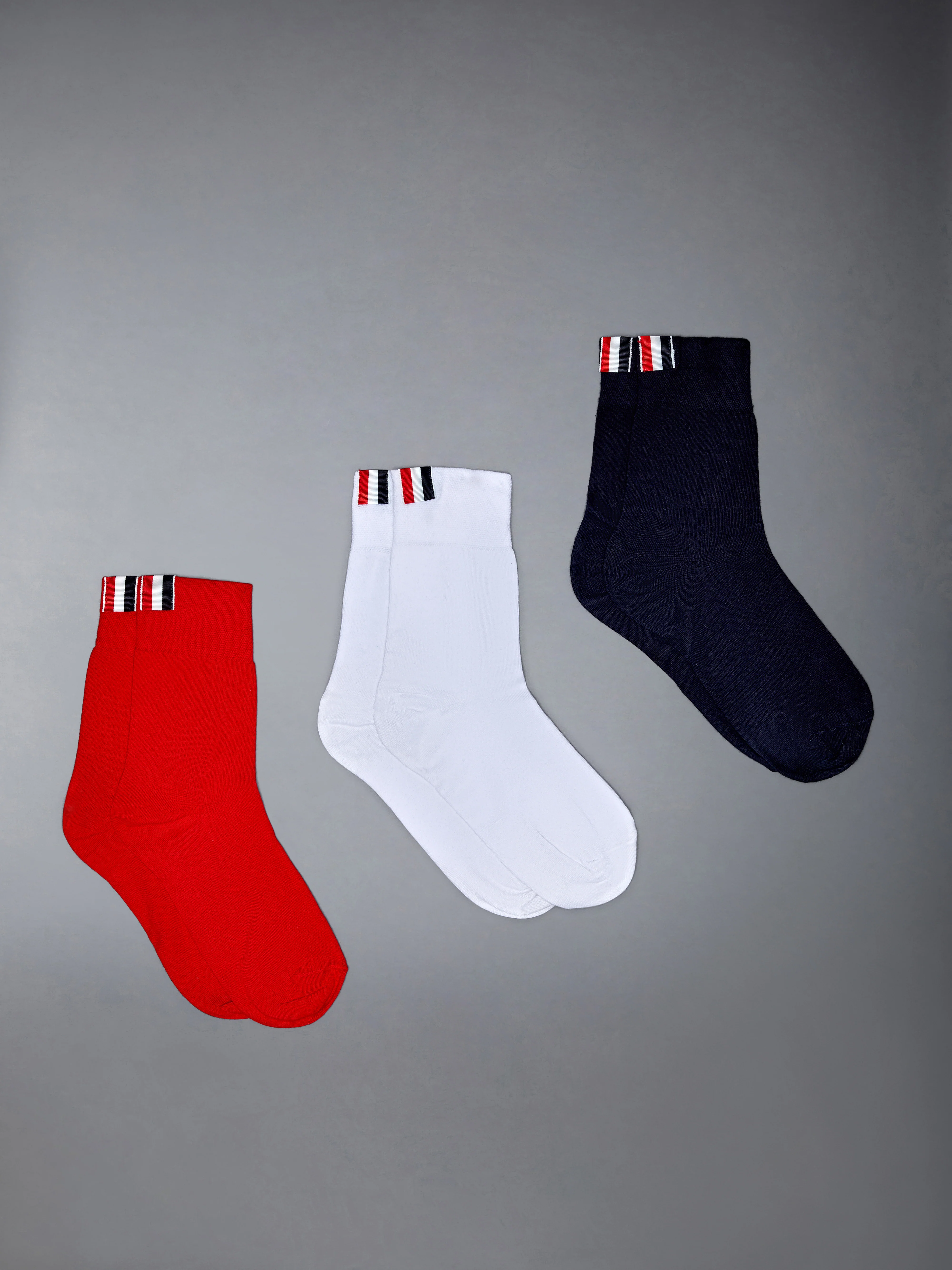 COTTON 3-PACK ANKLE SOCKS