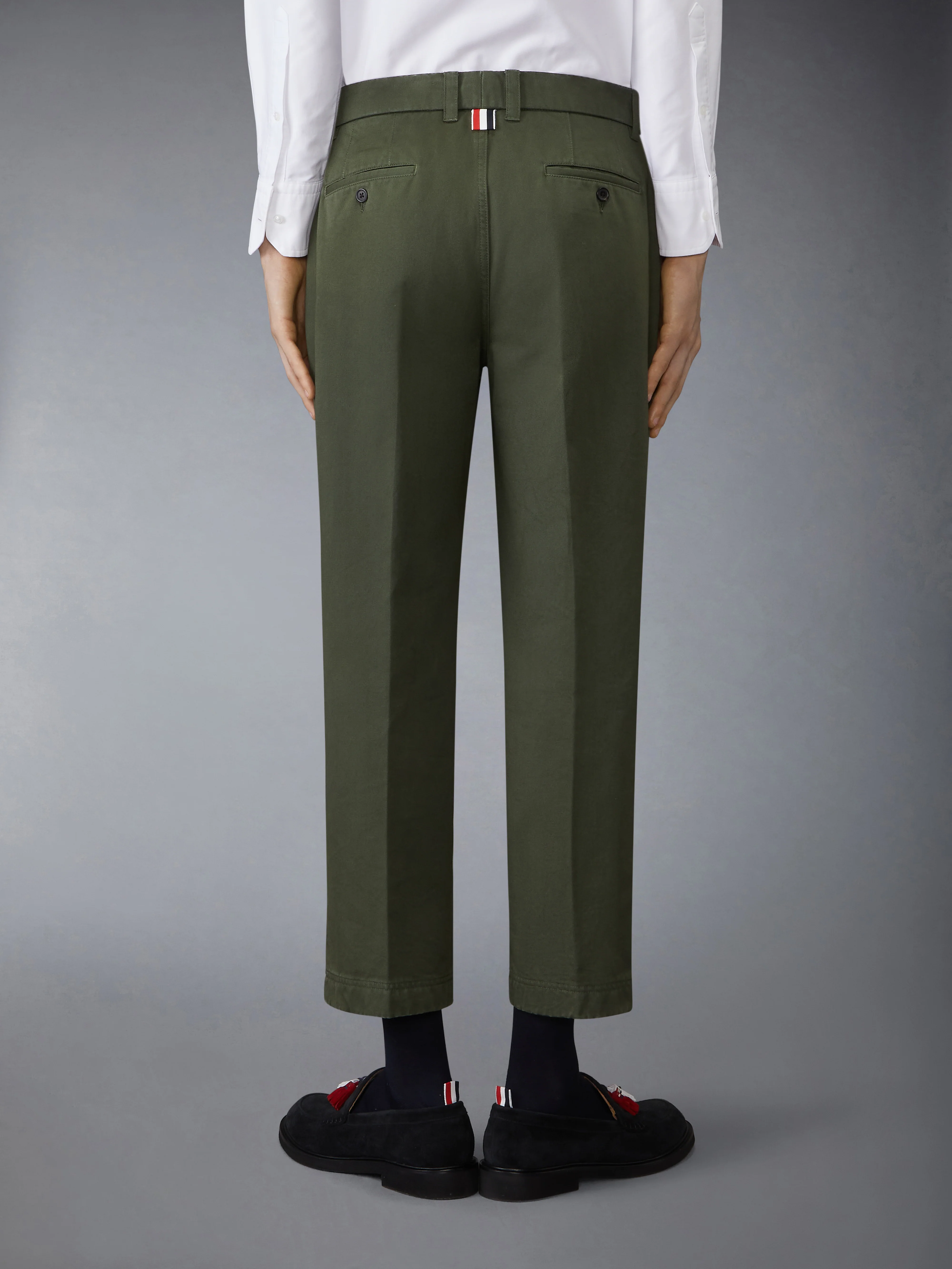 COTTON TWILL UTILITY TROUSER