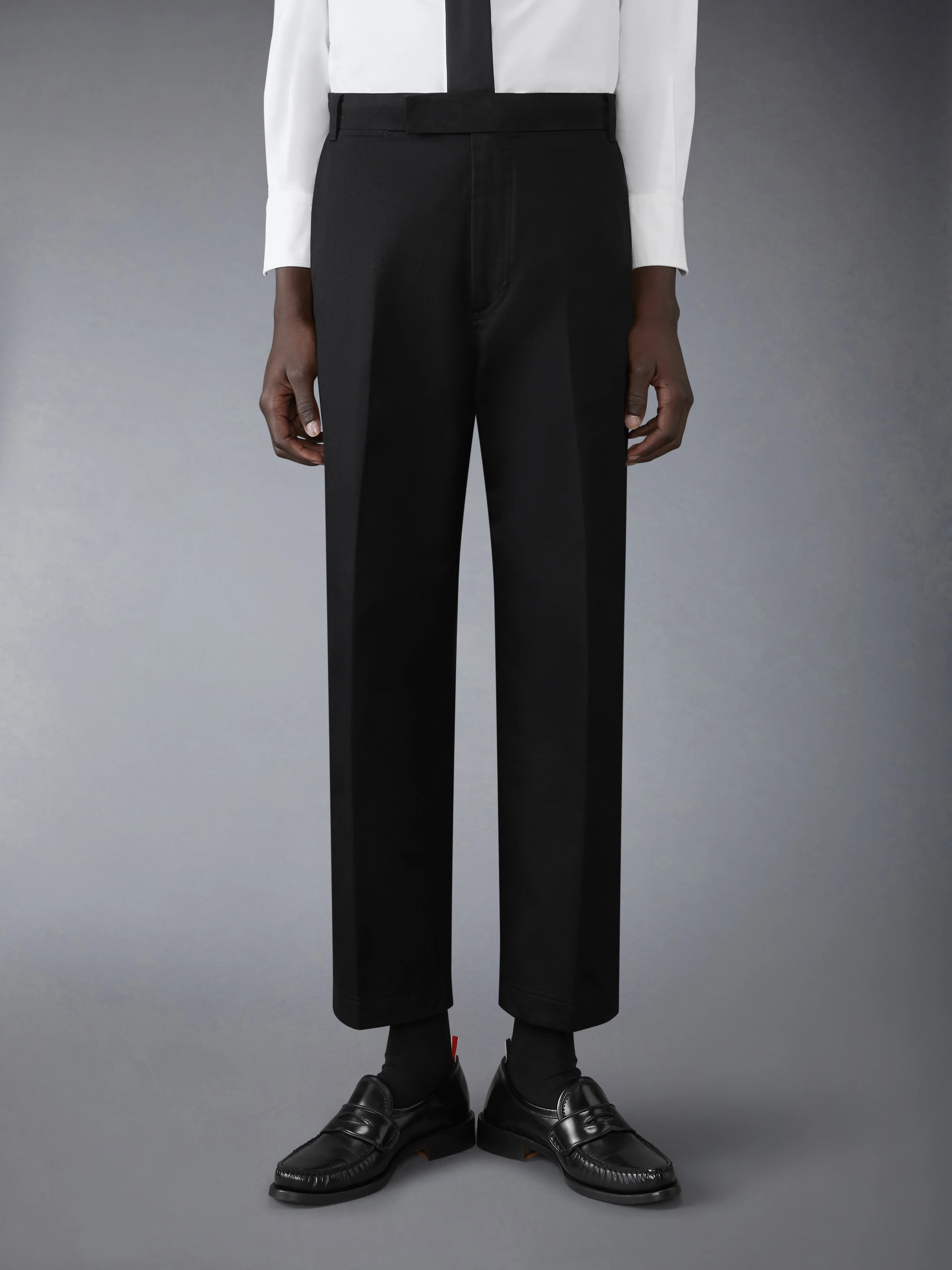COTTON TWILL UTILITY TROUSERS