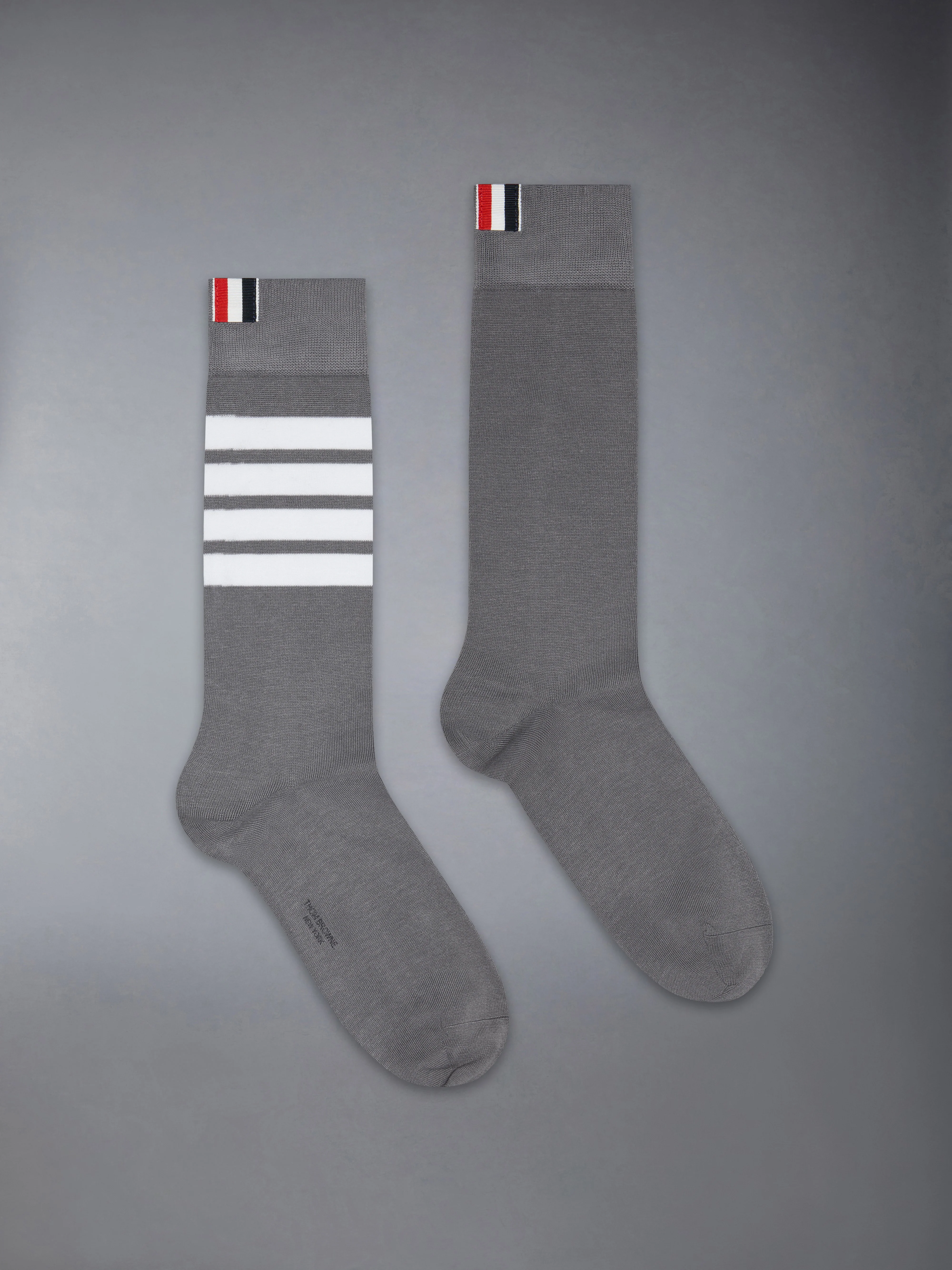 COTTON 4-BAR MID CALF SOCK