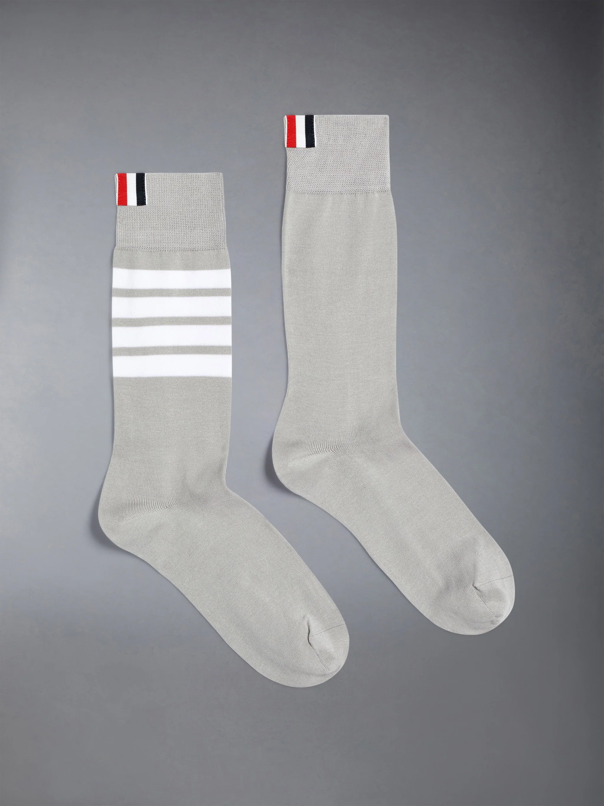 COTTON 4-BAR MID CALF SOCK