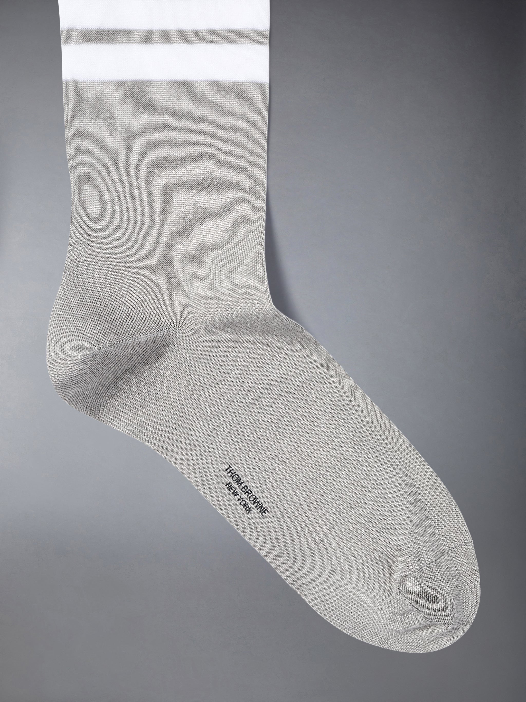 COTTON 4-BAR MID CALF SOCK