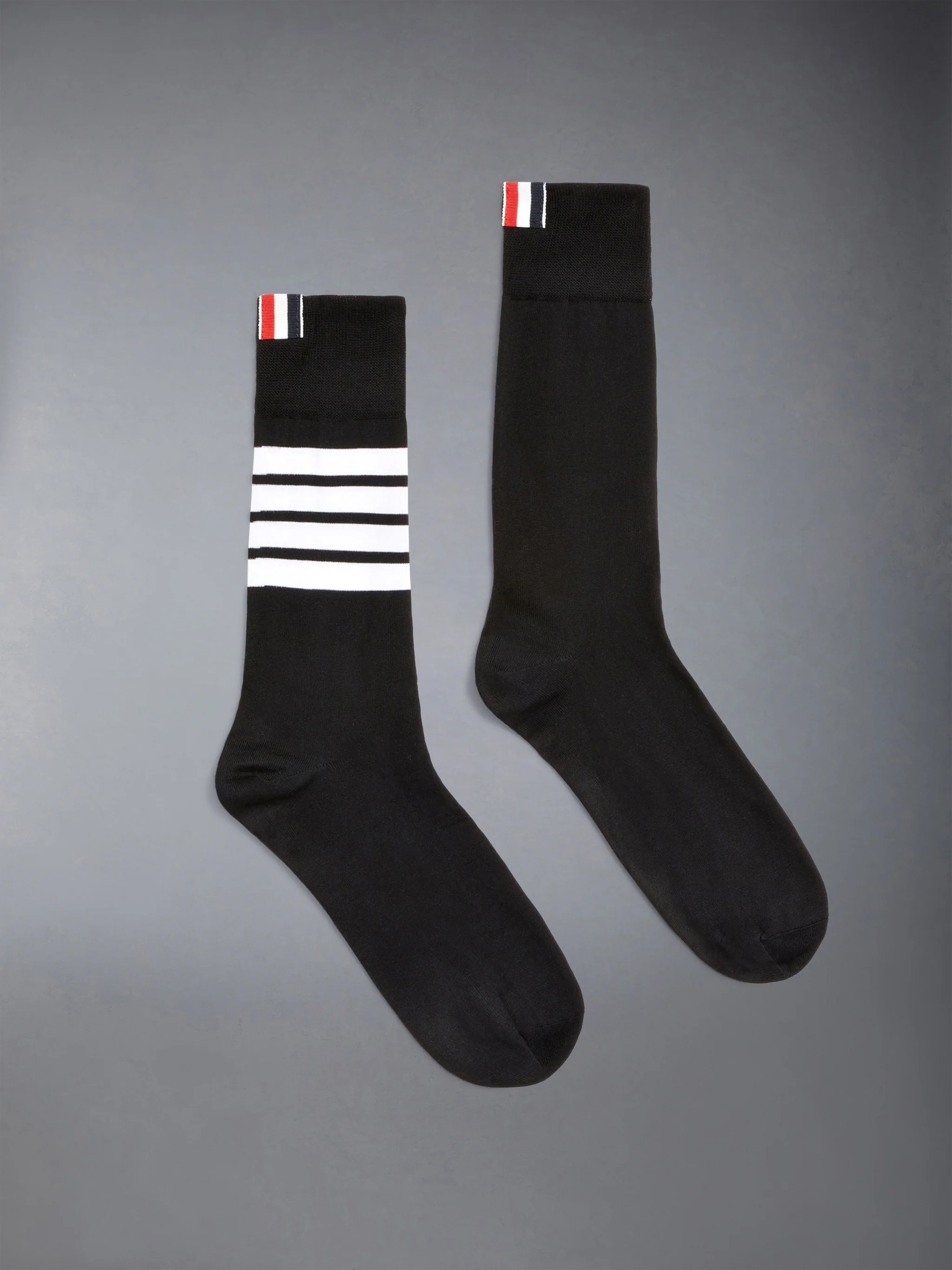 COTTON 4-BAR MID CALF SOCKS