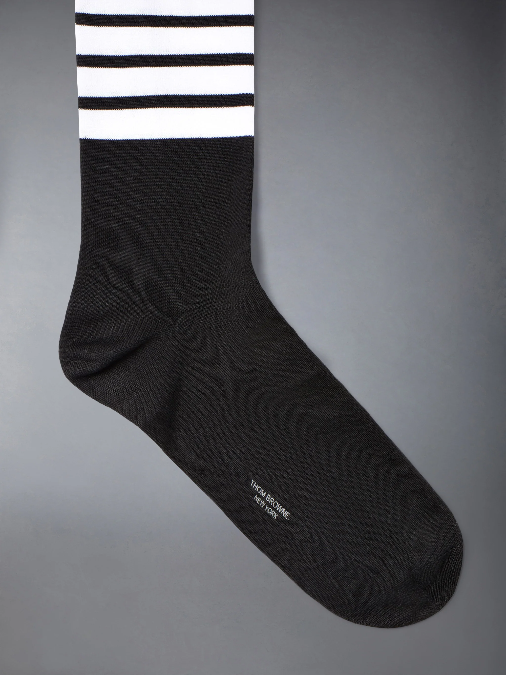 COTTON 4-BAR MID CALF SOCKS