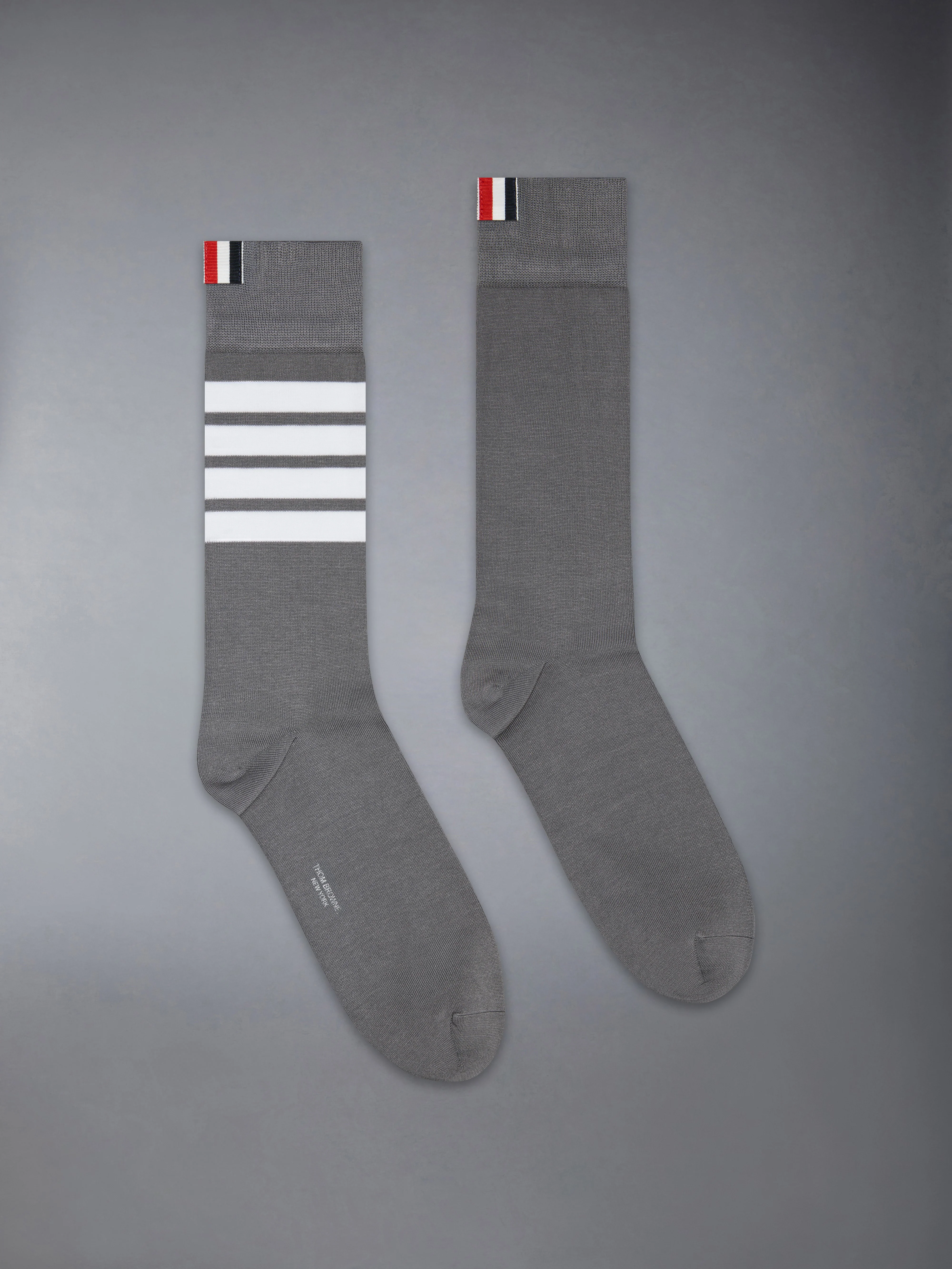 COTTON 4-BAR MID CALF SOCKS