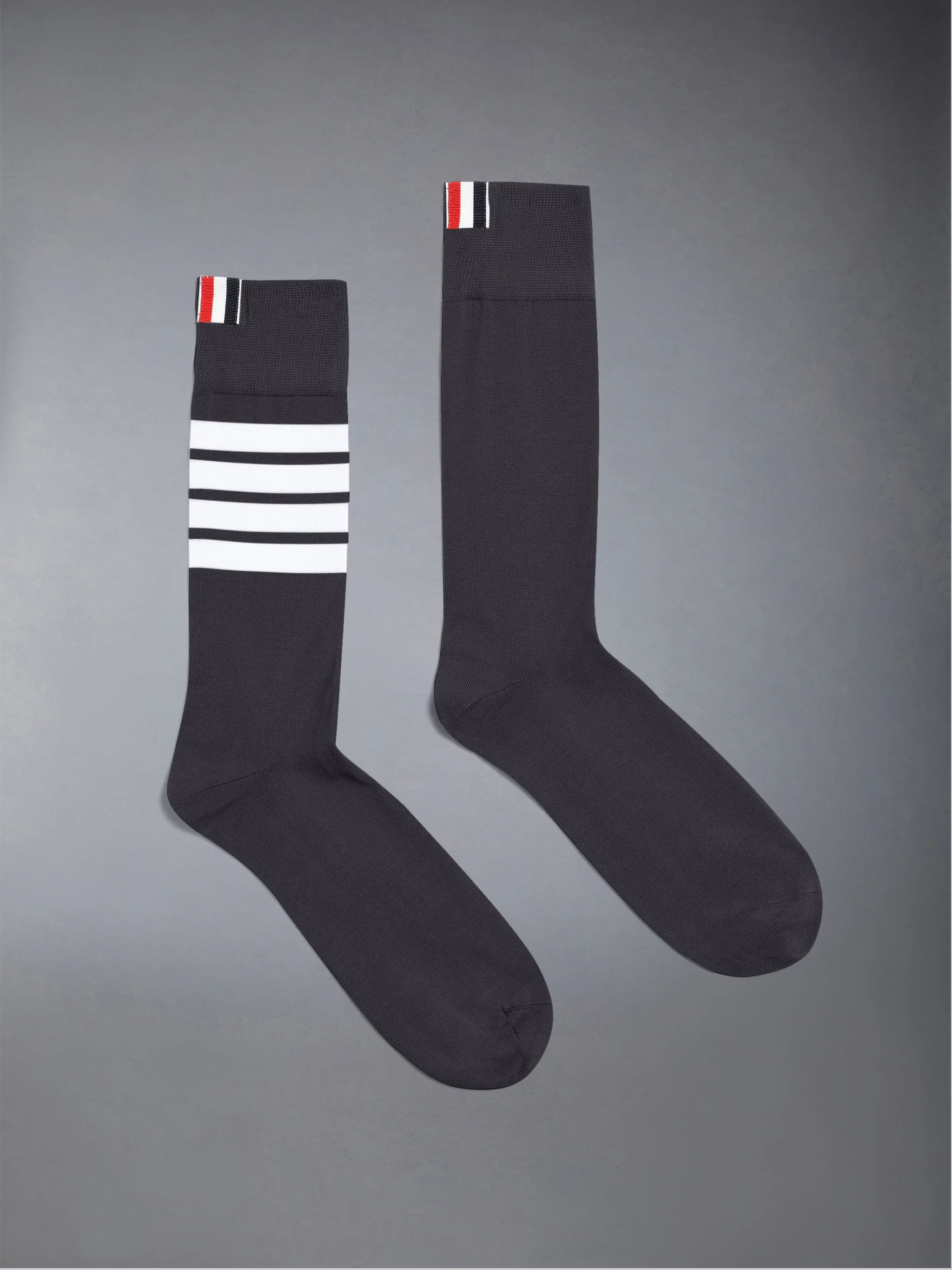 COTTON 4-BAR MID CALF SOCKS