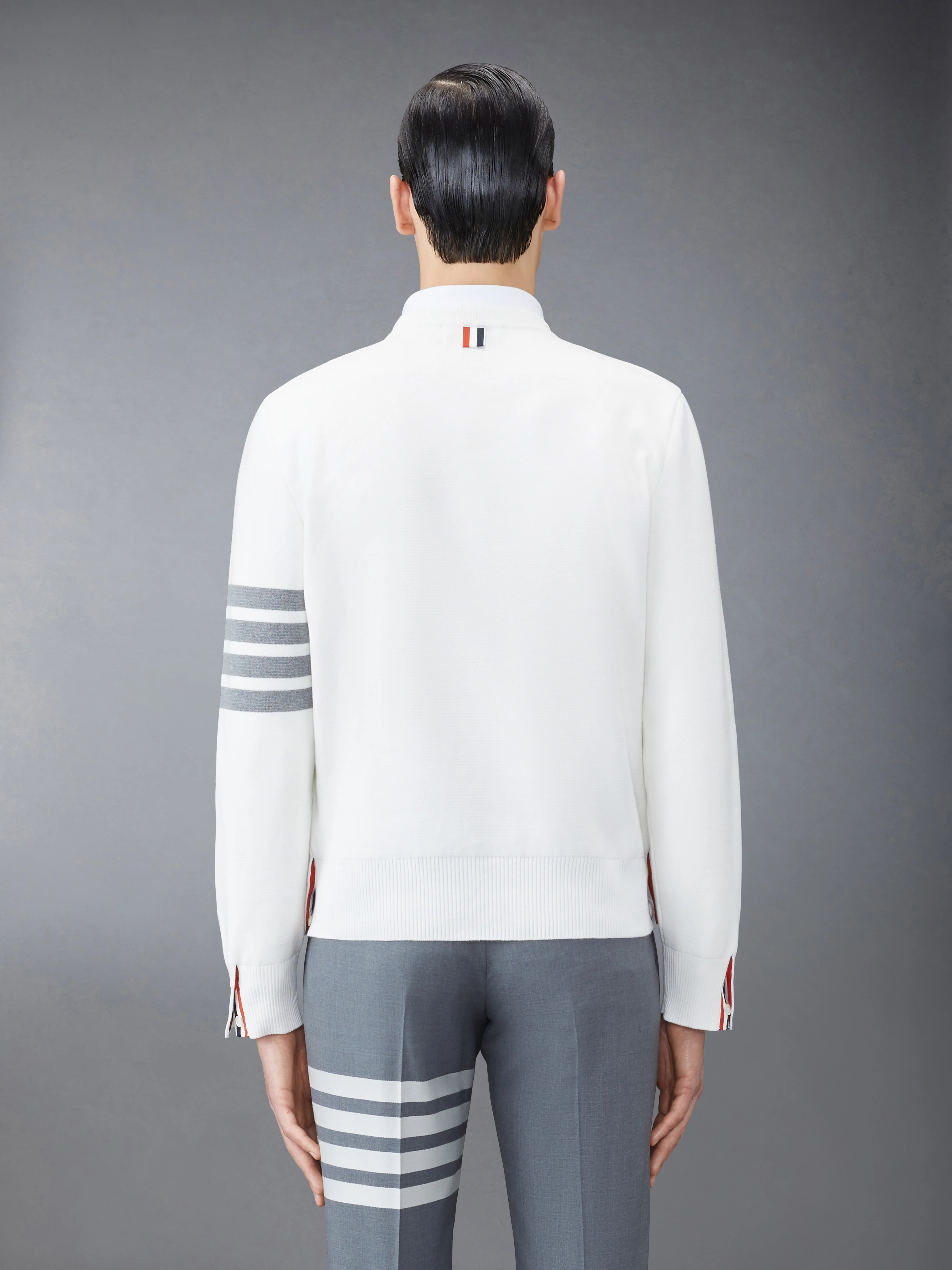 COTTON CREPE 4-BAR MILANO STITCH PULLOVER
