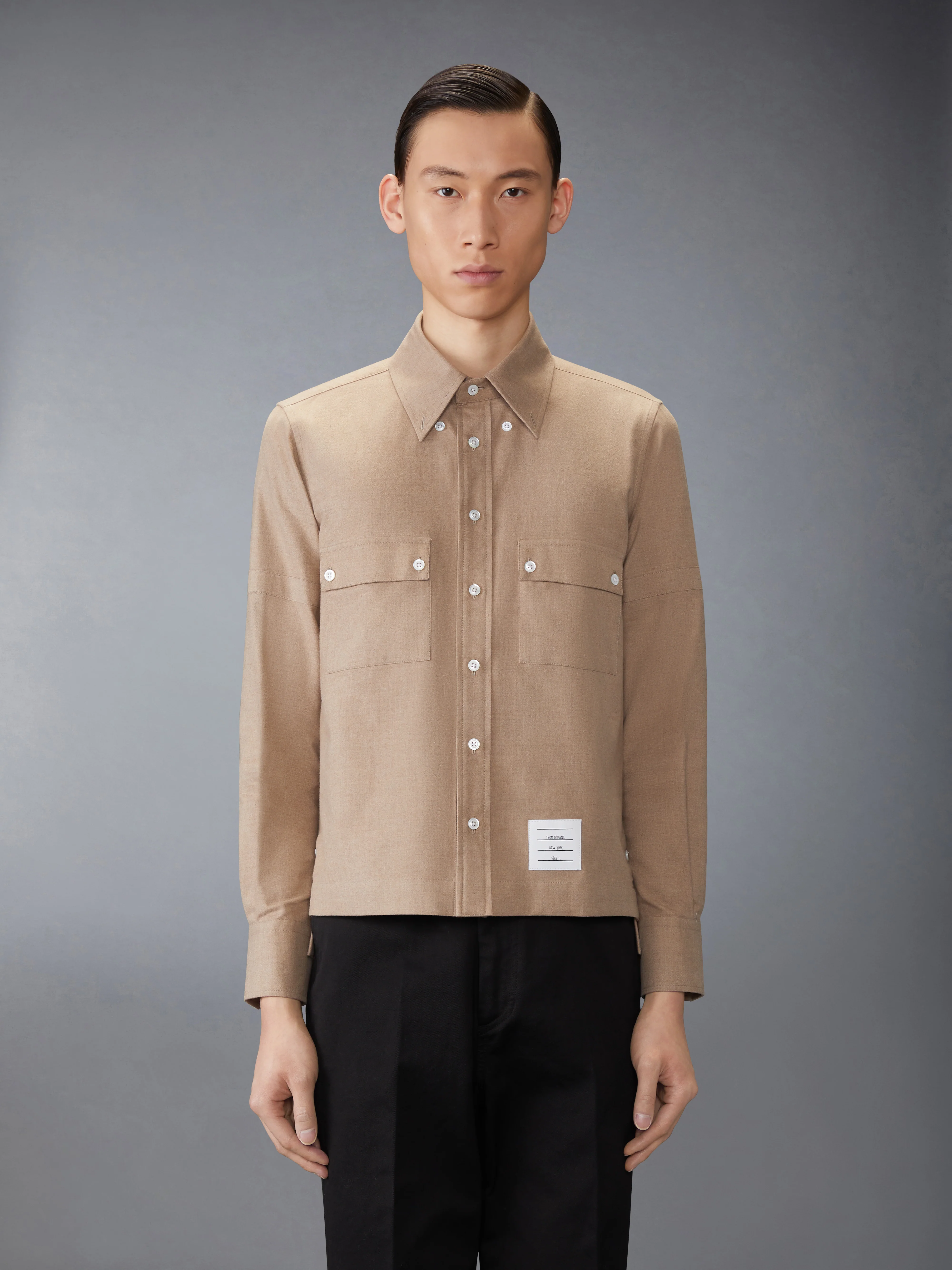 COTTON FLANNEL UTILITY SHIRT