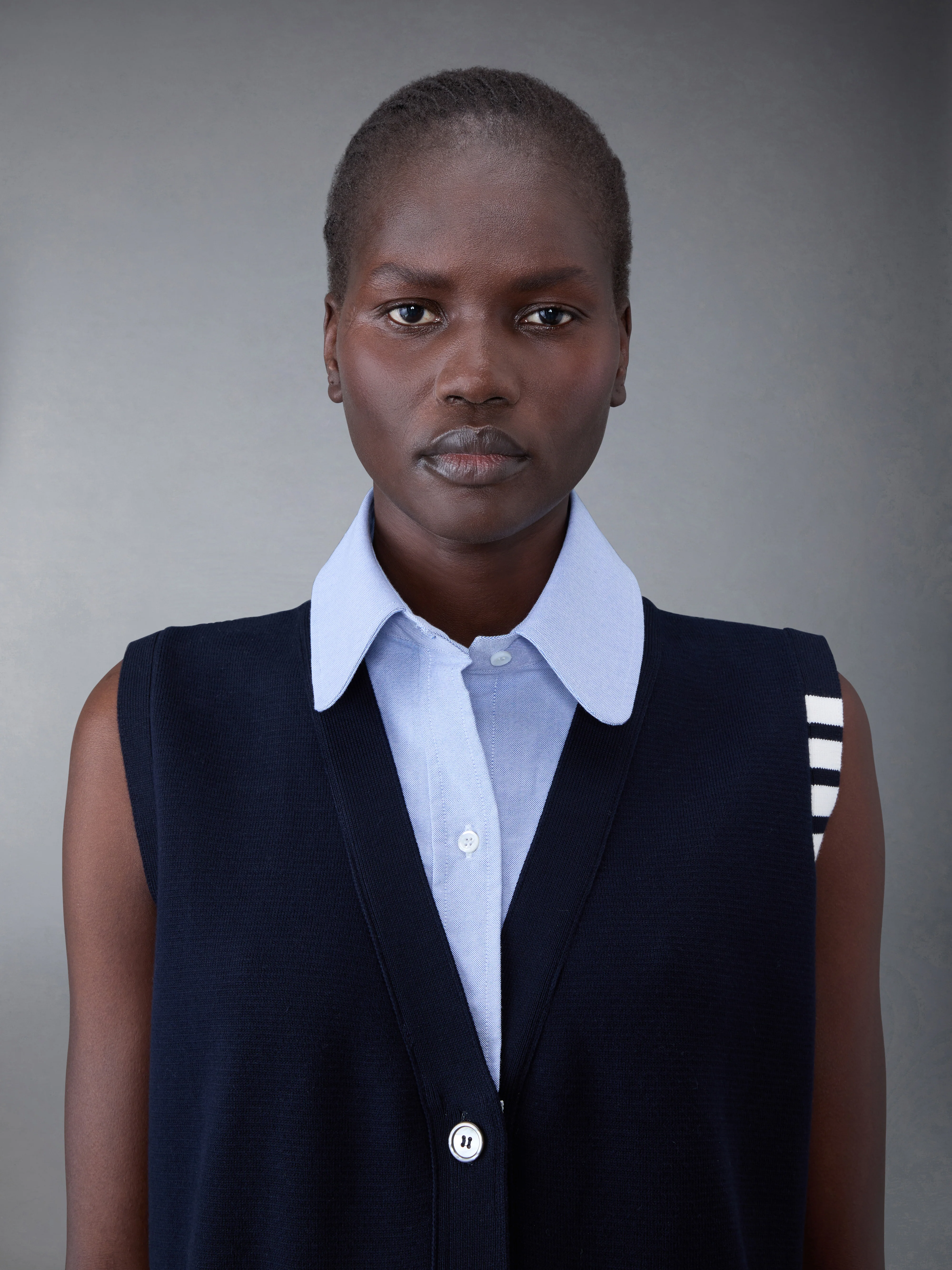 5957-cotton-milano-and-oxford-4-bar-v-neck-cardigan-vest-and-shirt-combo-5.webp Cotton Milano and Oxford 4-Bar V-Neck Cardigan Vest and Shirt Combo