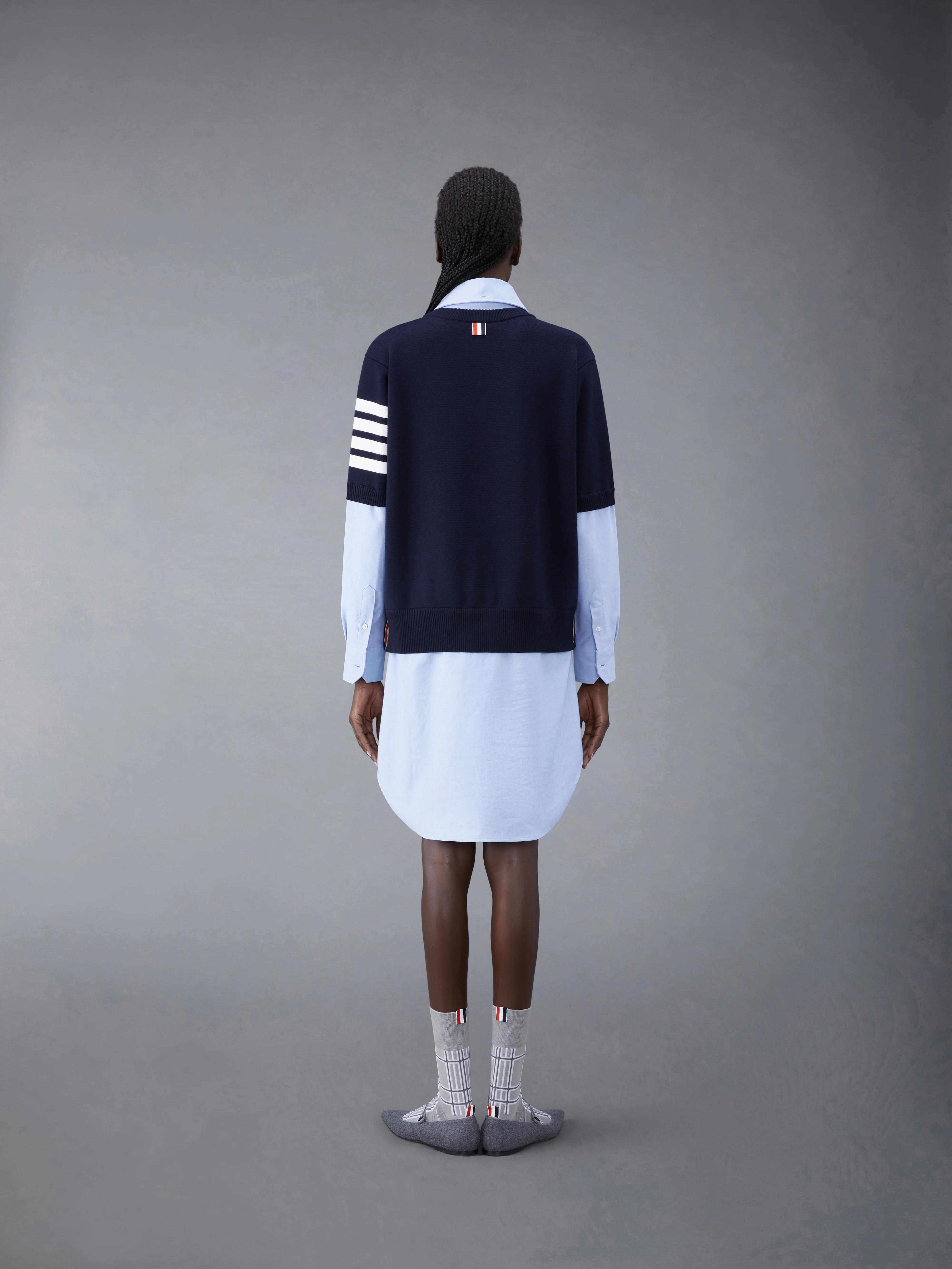 5973-cotton-milano-and-oxford-4-bar-v-neck-tee-and-shirtdress-combo-3.webp Cotton Milano and Oxford 4-Bar V-Neck Tee and Shirtdress Combo