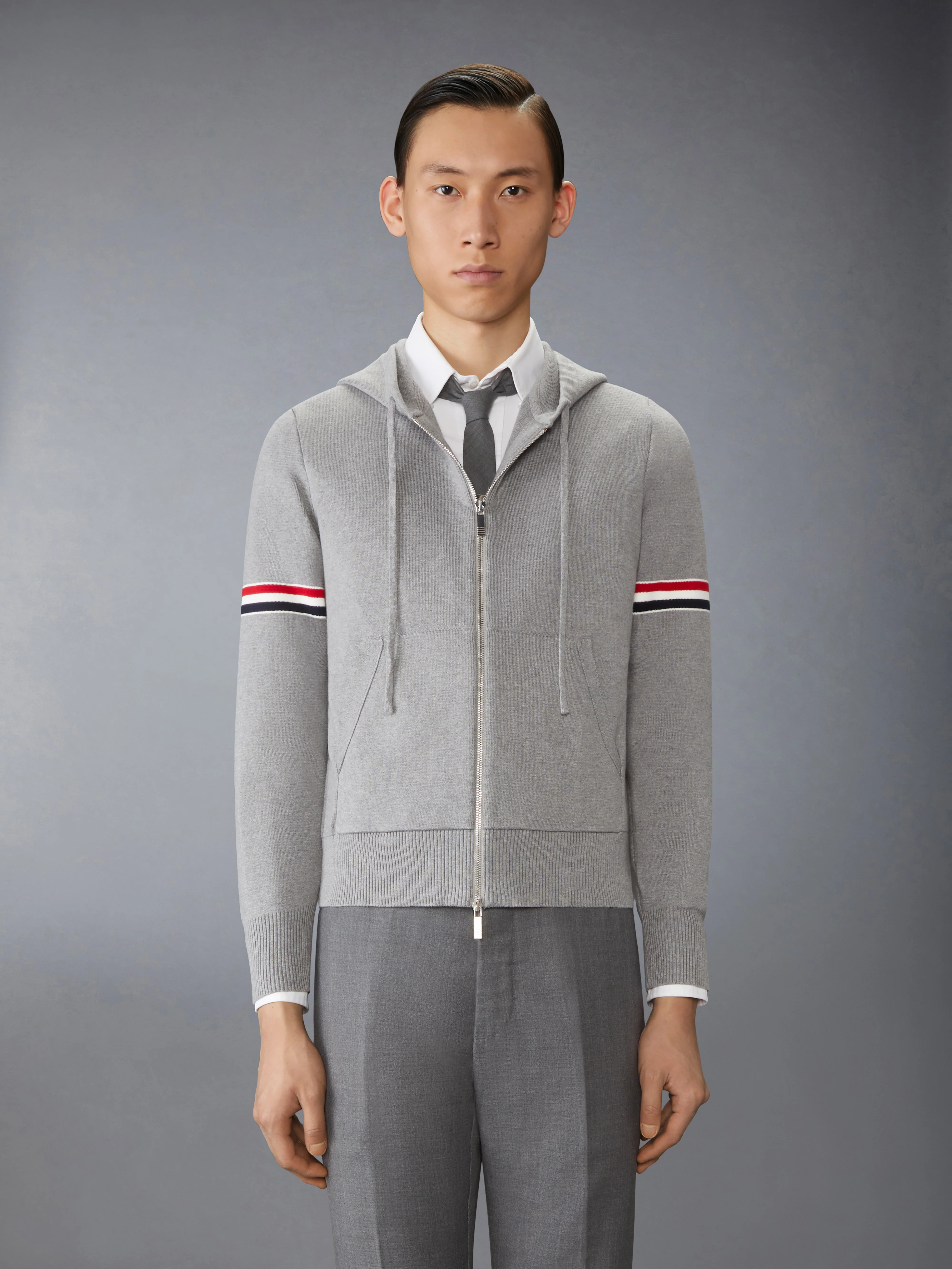 COTTON MILANO ARMBAND HOODIE