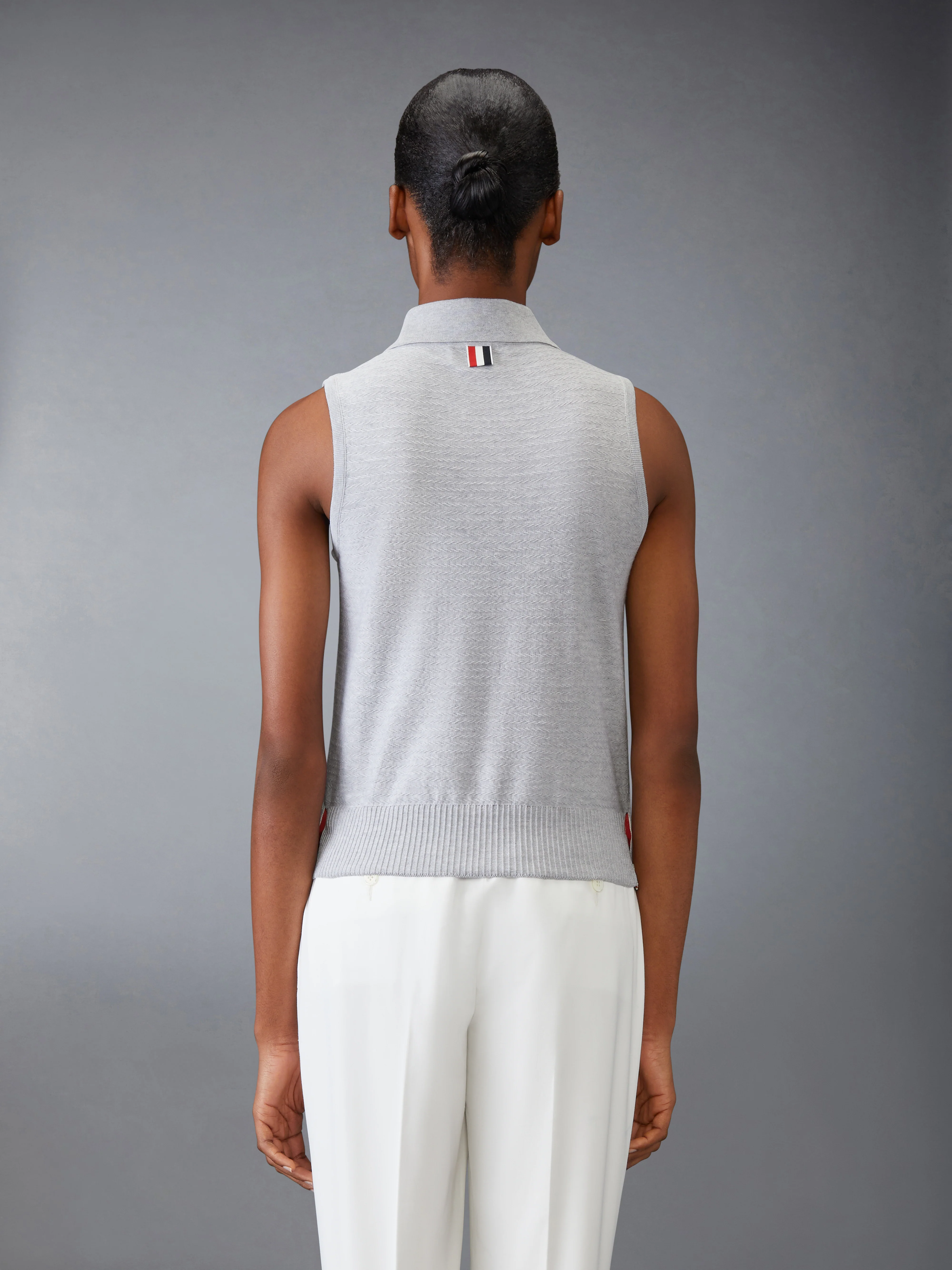 COTTON SILK KEYHOLE POLO