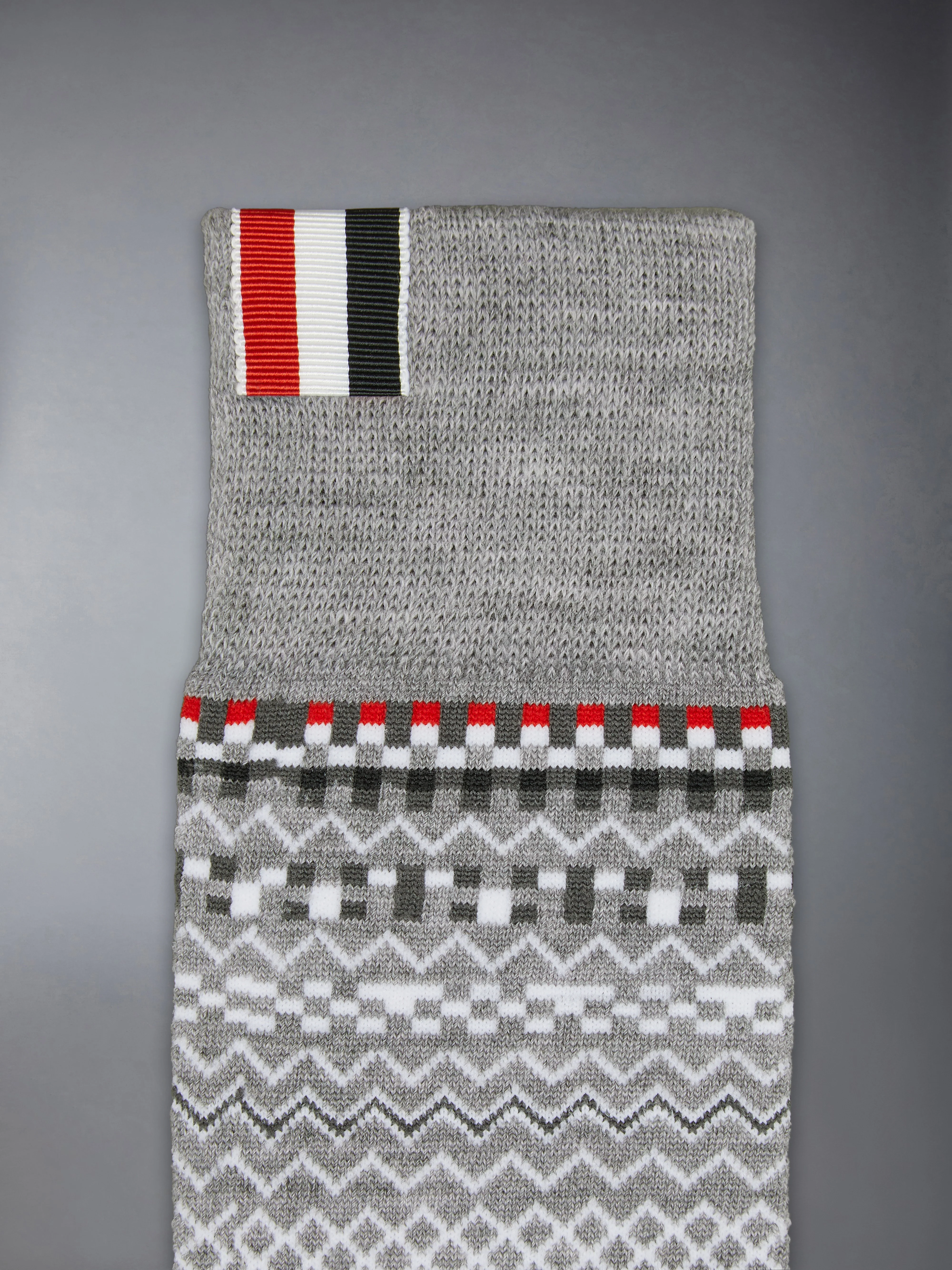 FAIRISLE JACQUARD MERINO WOOL SOCKS