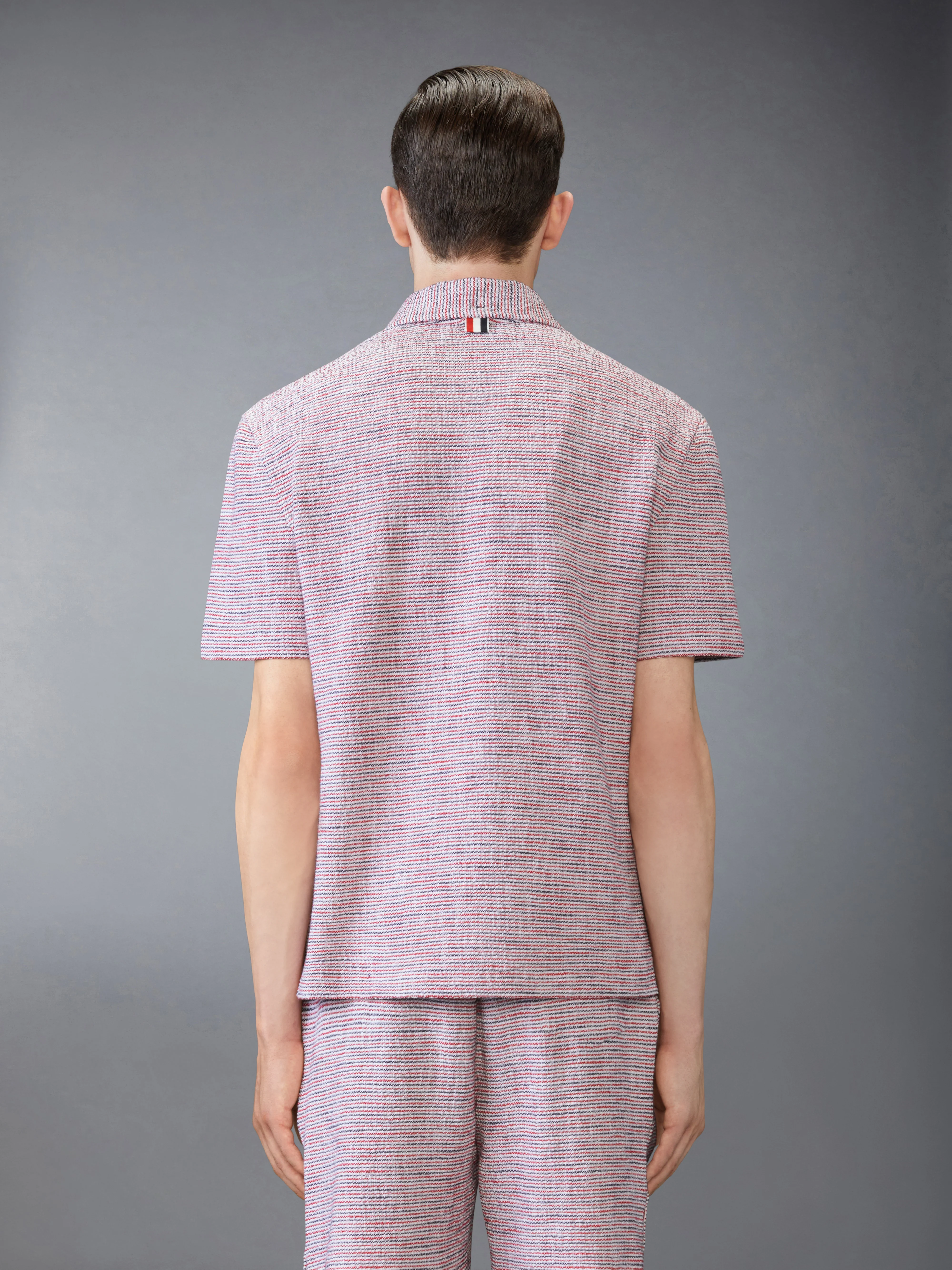 COTTON TWEED SHORT SLEEVE SHIRT