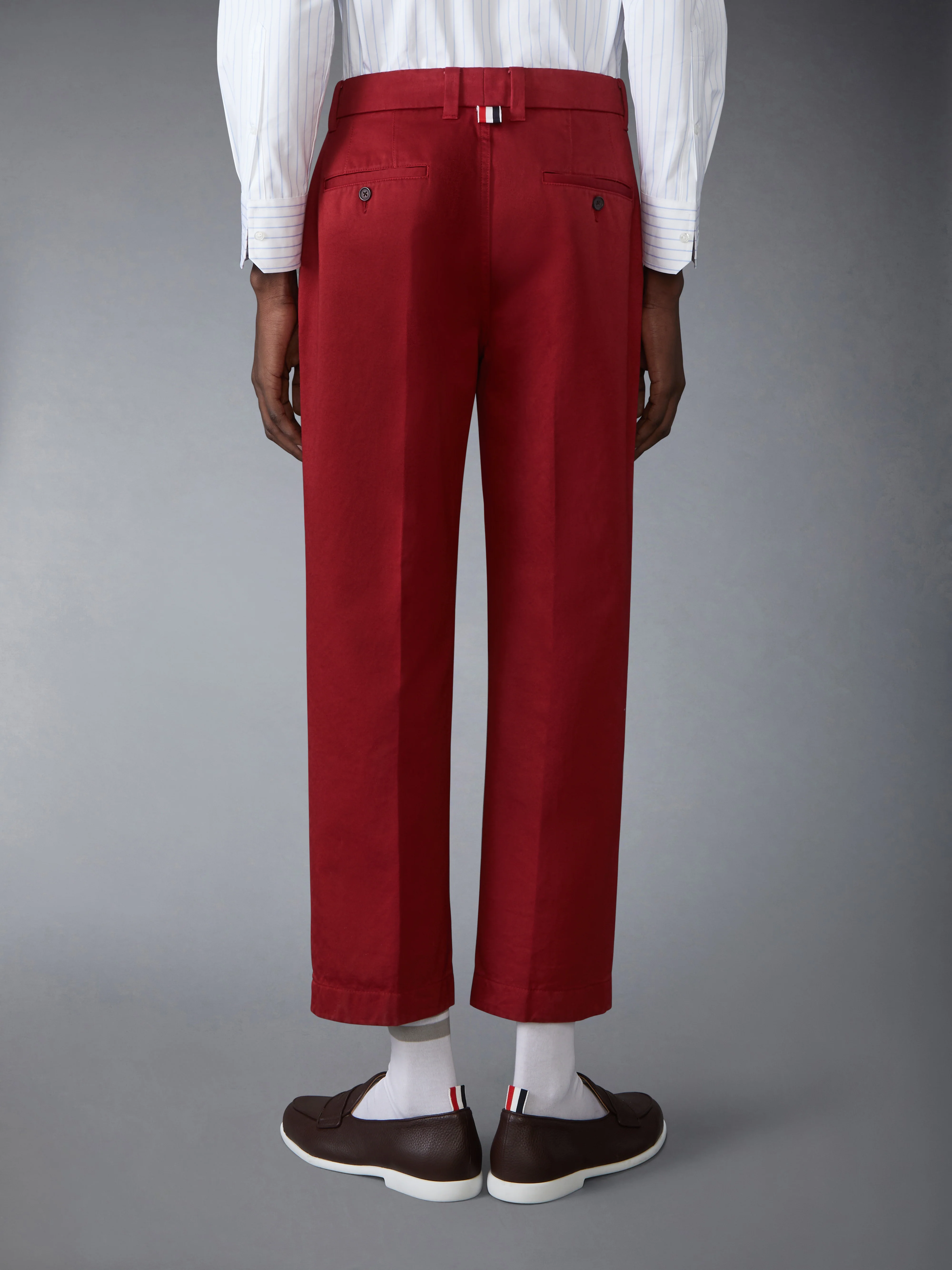 COTTON TWILL UTILITY TROUSERS