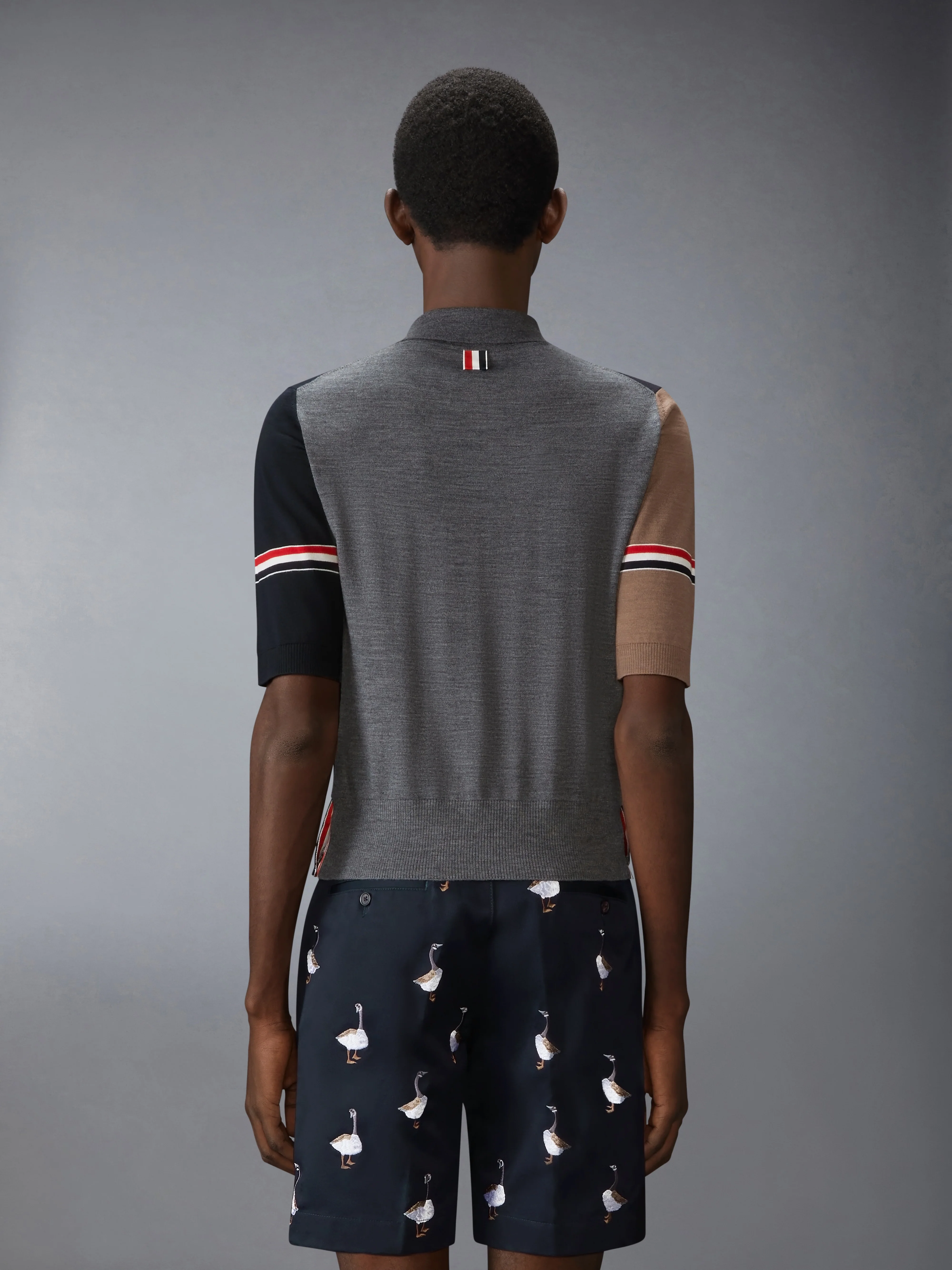 FINE MERINO WOOL FUNMIX POLO