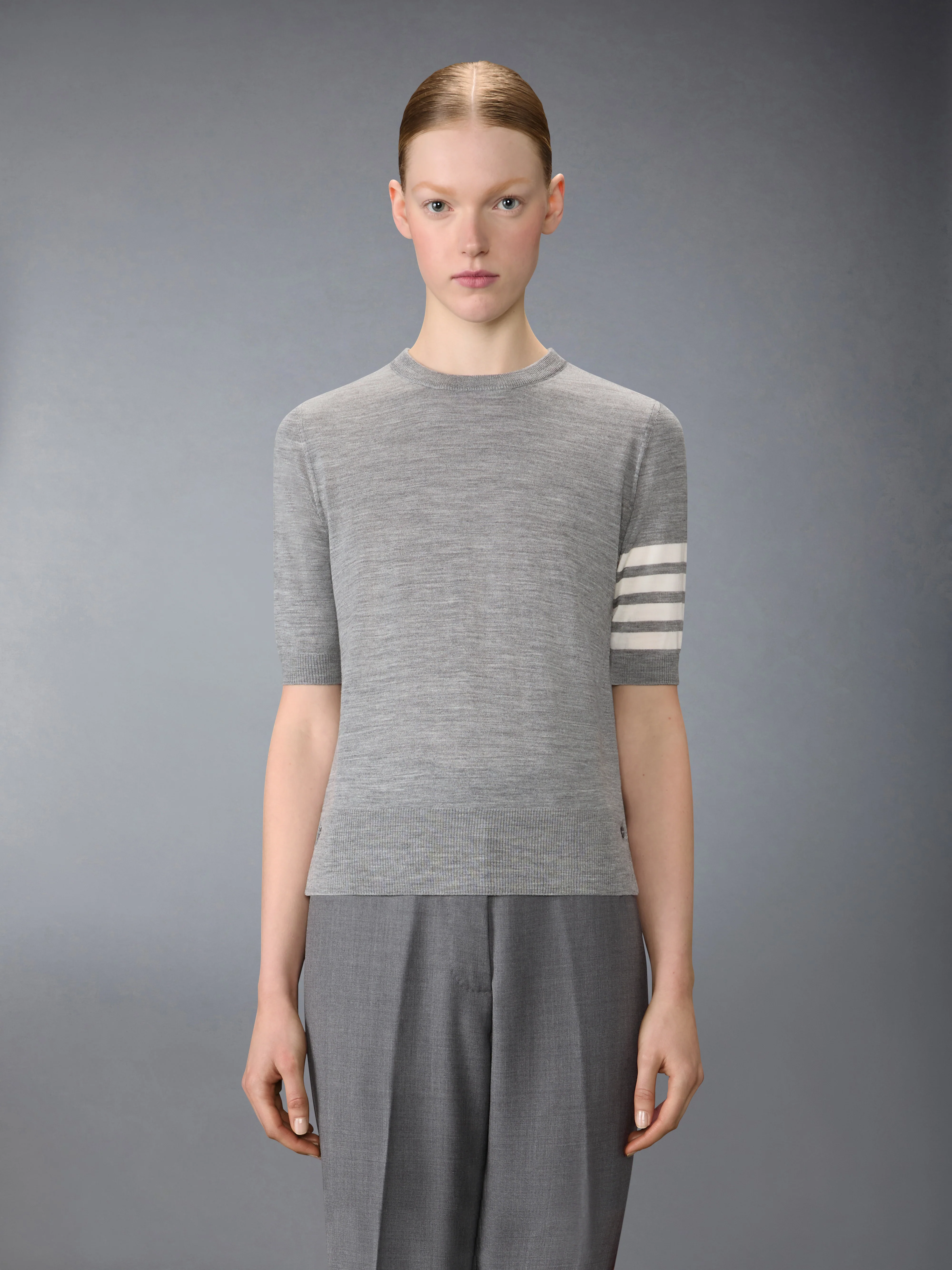 FINE MERINO WOOL 4-BAR TEE