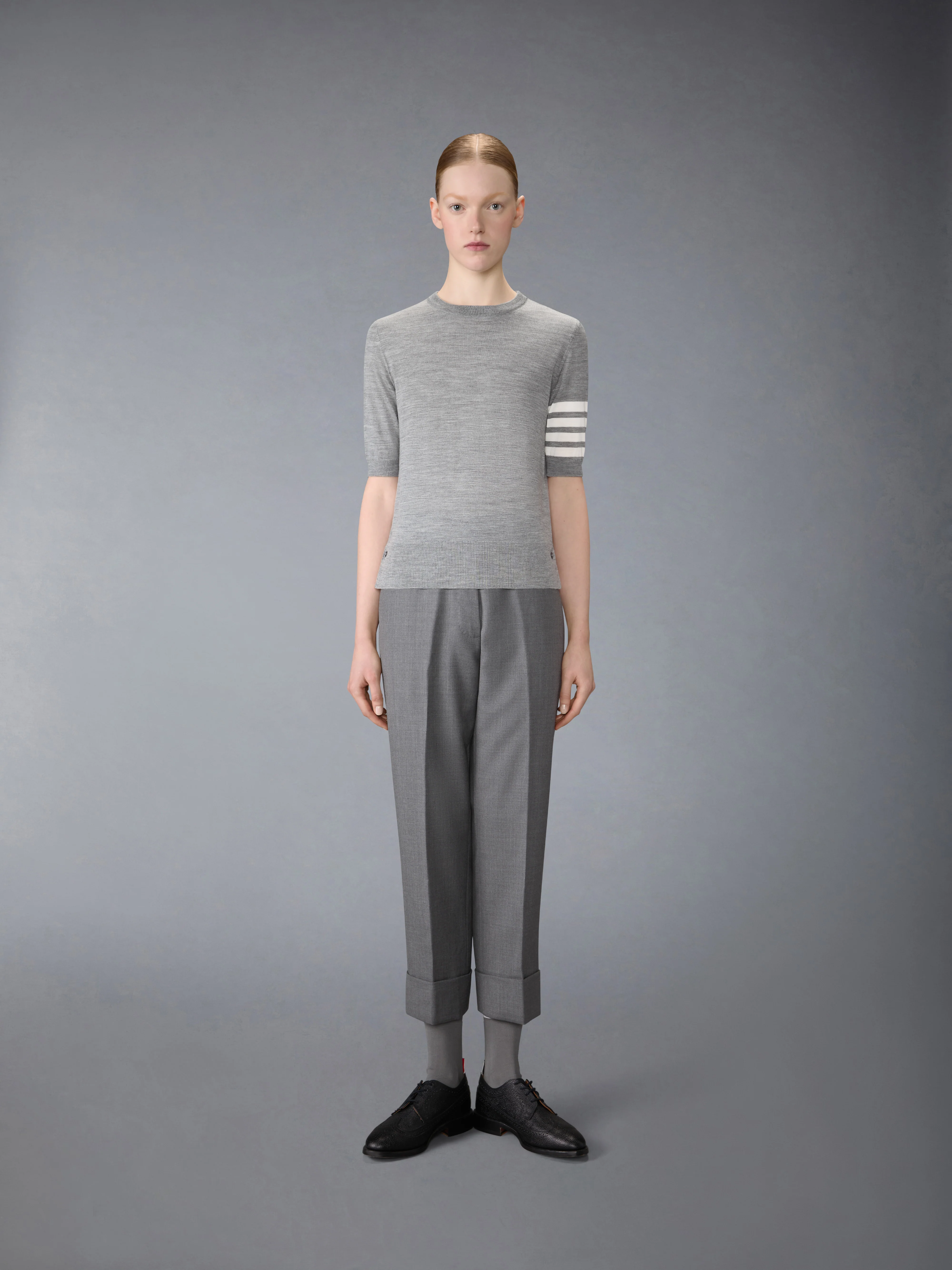 FINE MERINO WOOL 4-BAR TEE